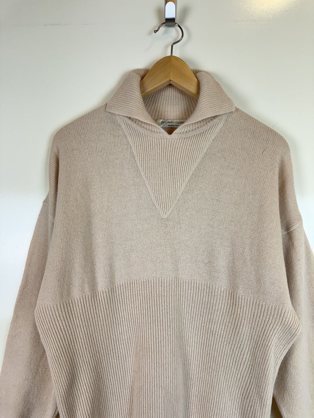 Brunello Cucinelli Brunello Cucinelli vintage wool angora Y2K sweater polo XL Size XL / US 12-14 / IT 48-50 - 3 Thumbnail