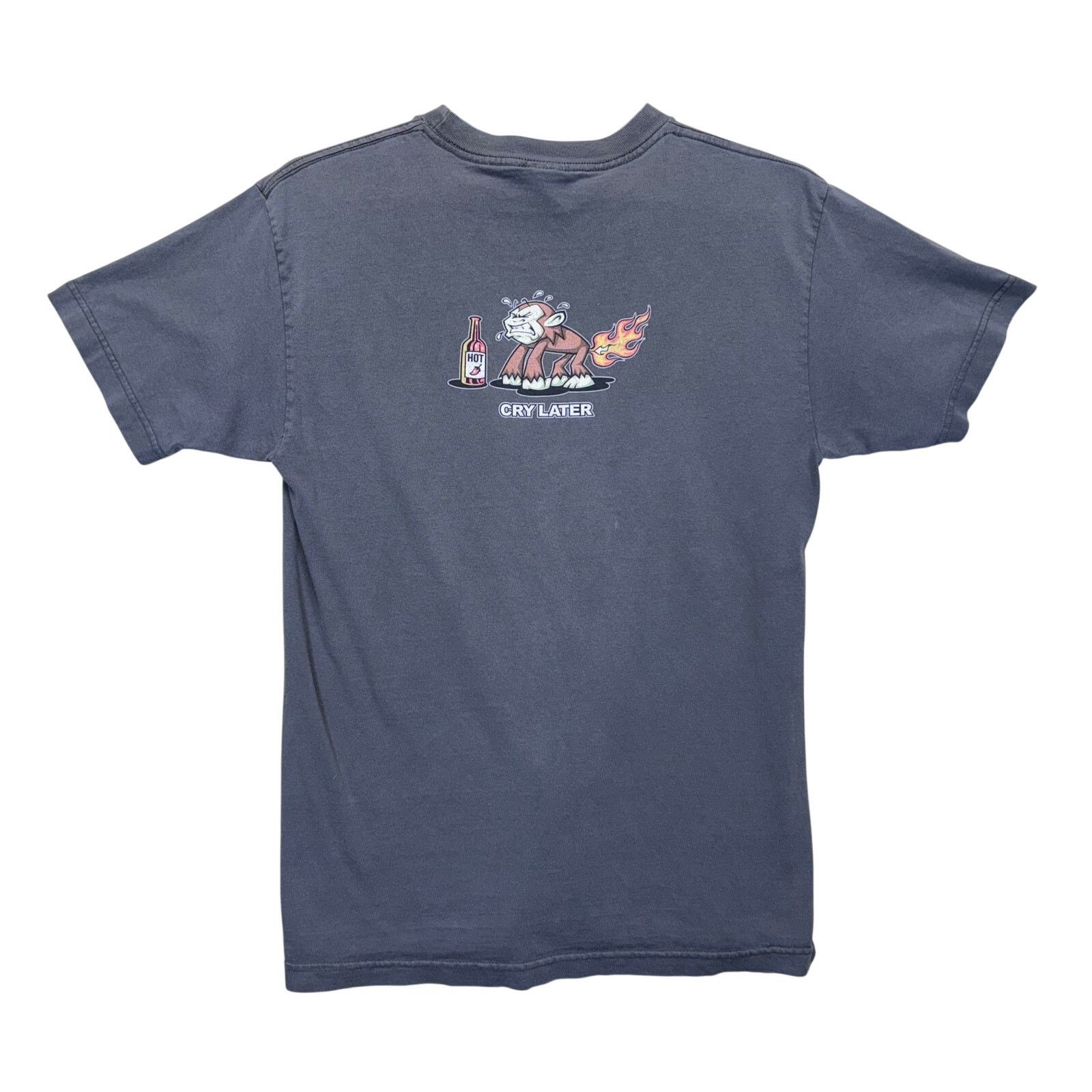 The Unbranded Brand To The Edge Graphic T Shirt Smile Now Cry Later Gray Tee M Size US M / EU 48-50 / 2 - 2 Thumbnail