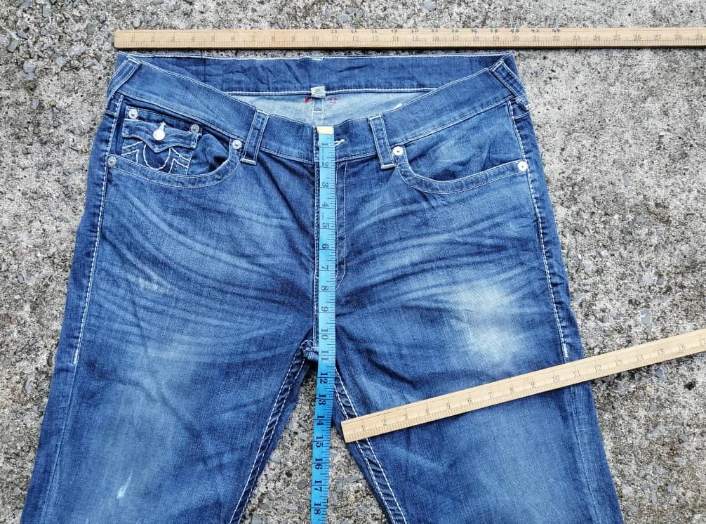 True Religion True Religion Straight Wflps Denim Jeans Size US 40 / EU 56 - 2 Thumbnail