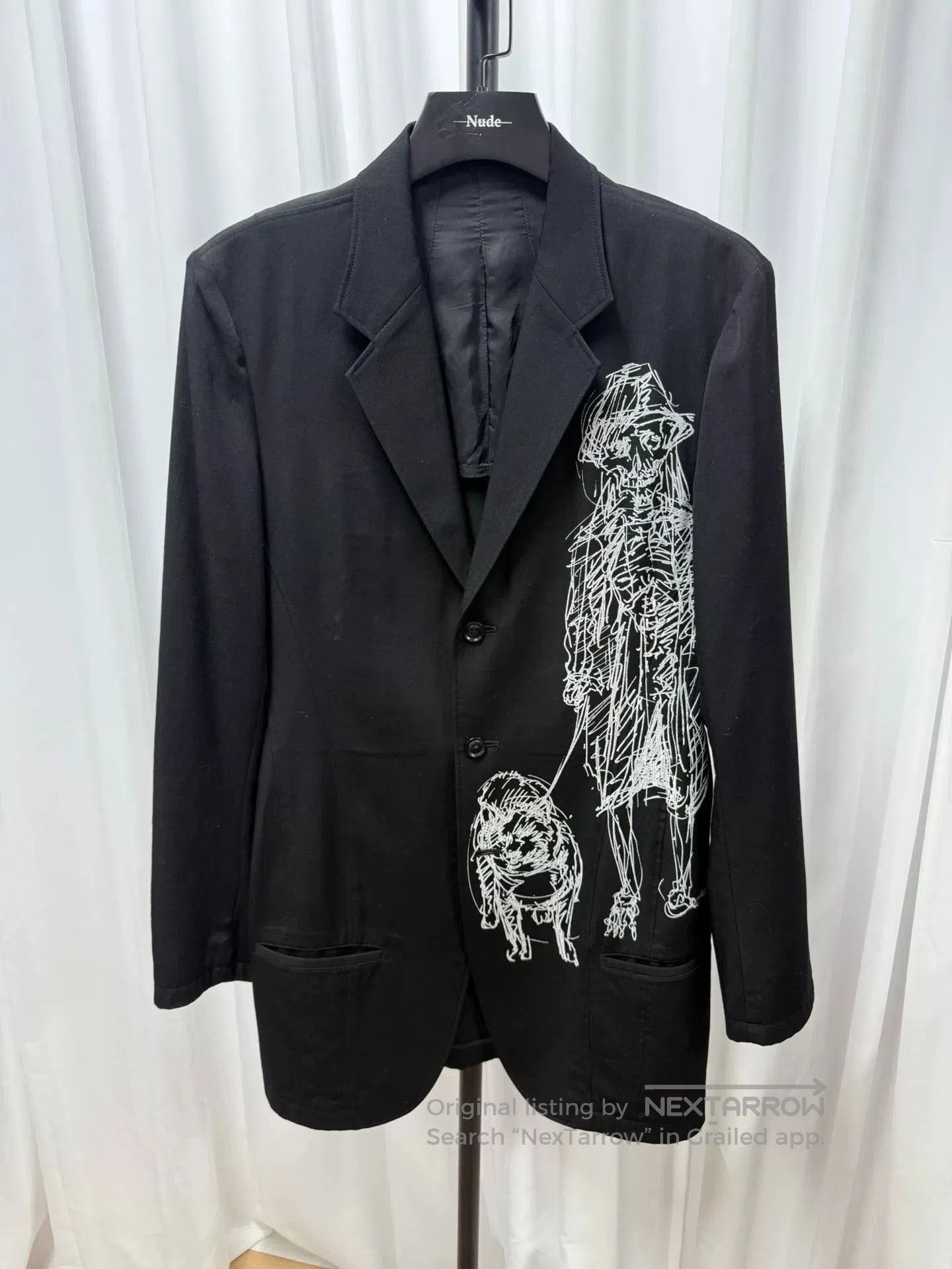 Yohji Yamamoto Yohji Yamamoto Pour Homme Dog Walk Blazer. Size US S / EU 44-46 / 1 - 1 Thumbnail