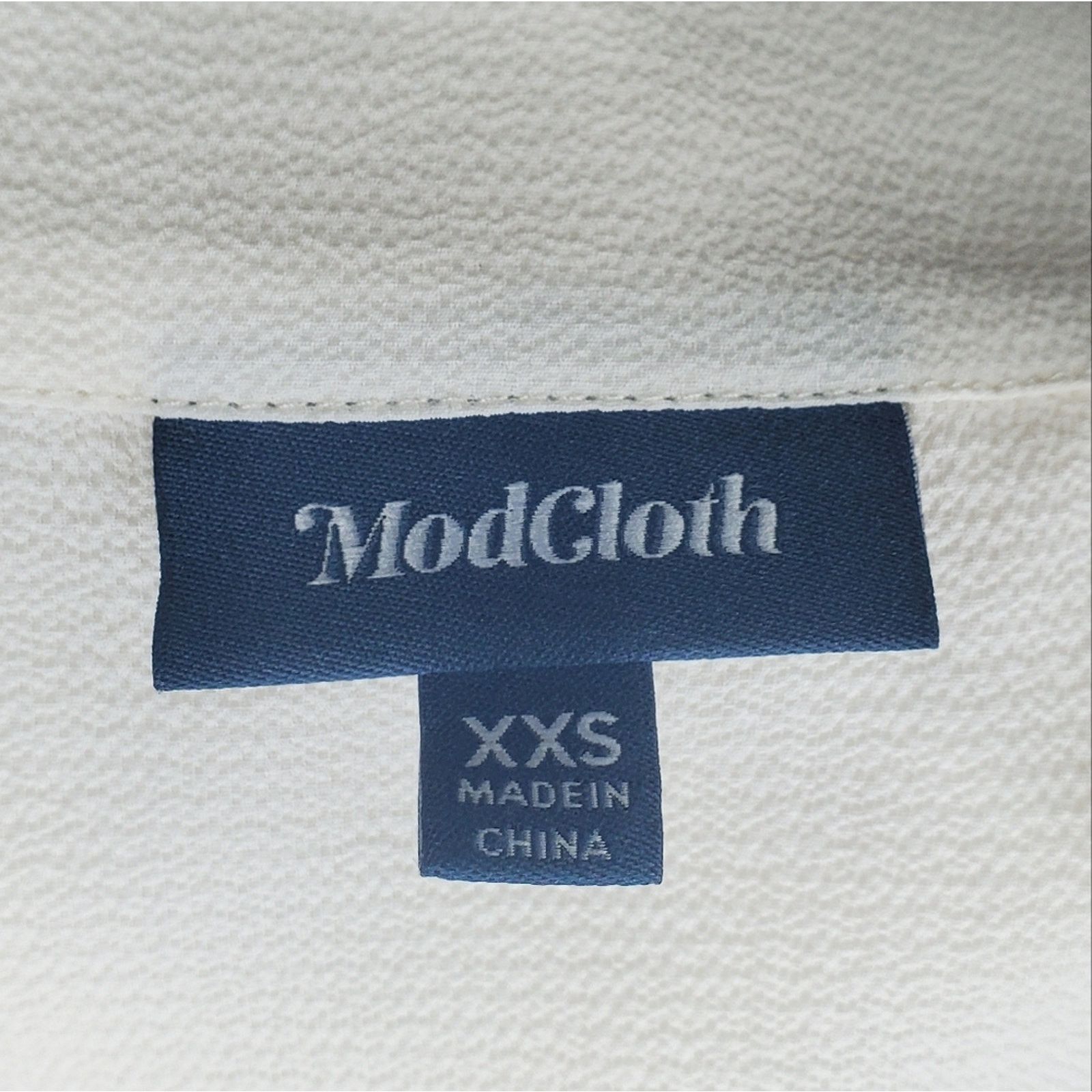 Other Modcloth White Tie Sleeve Blouse XXS Size XXS / US 00 / IT 34 - 5 Thumbnail