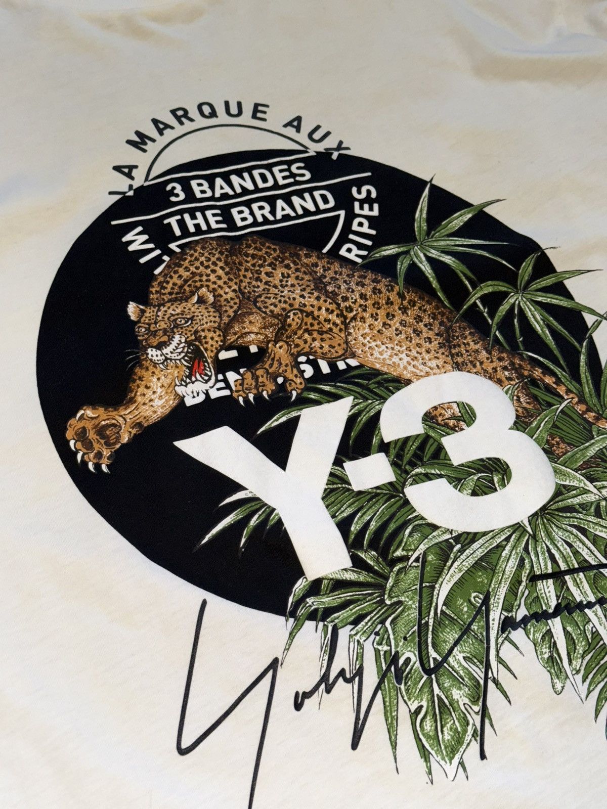 Adidas × Y-3 SS 2018 Y-3 Yohji Yamamoto Leopard Spring/Summer 2018 Tee Size US L / EU 52-54 / 3 - 3 Thumbnail