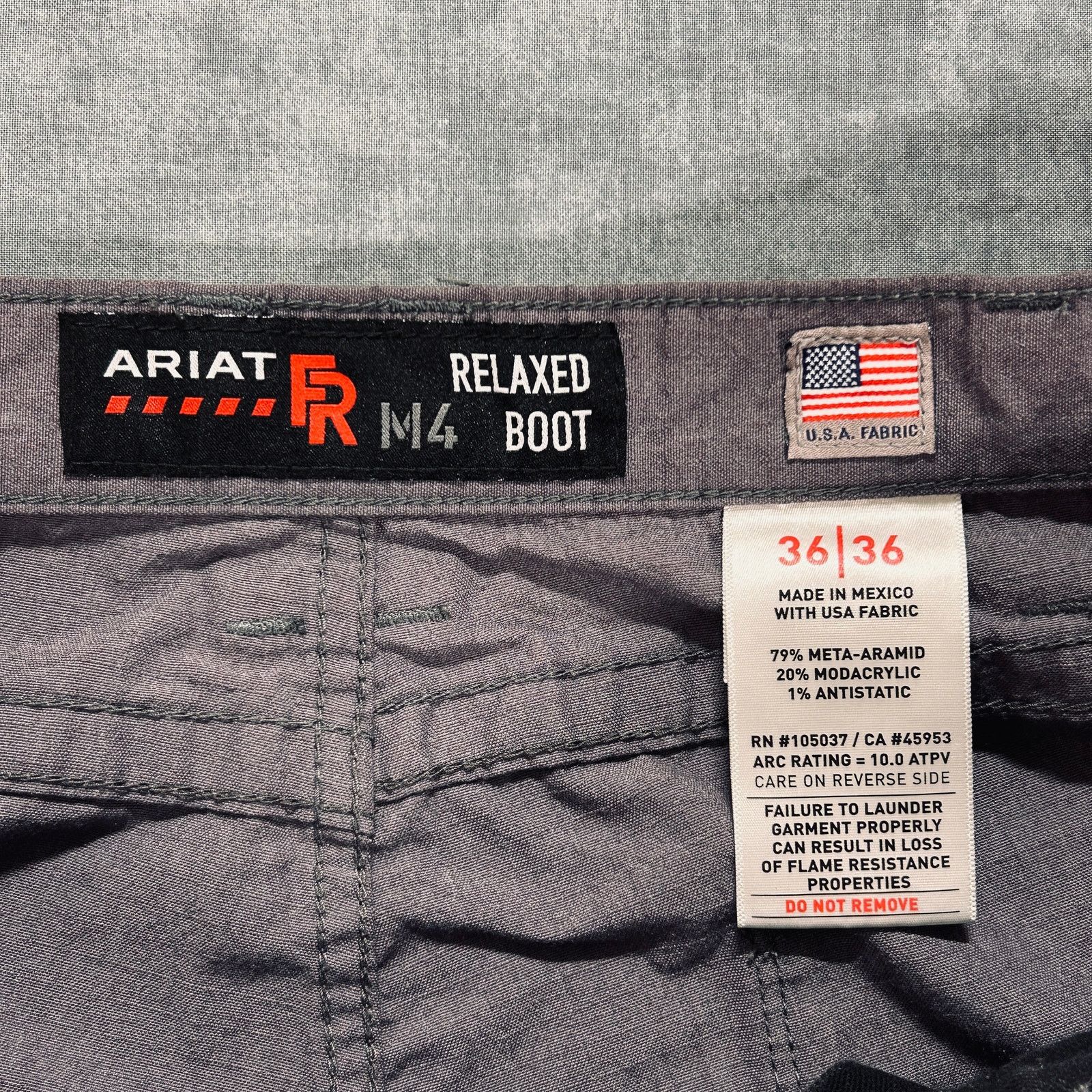 Ariat Ariat FR M4 Relaxed Bootcut ripstop utility carpenter pants Size US 36 / EU 52 - 8 Thumbnail