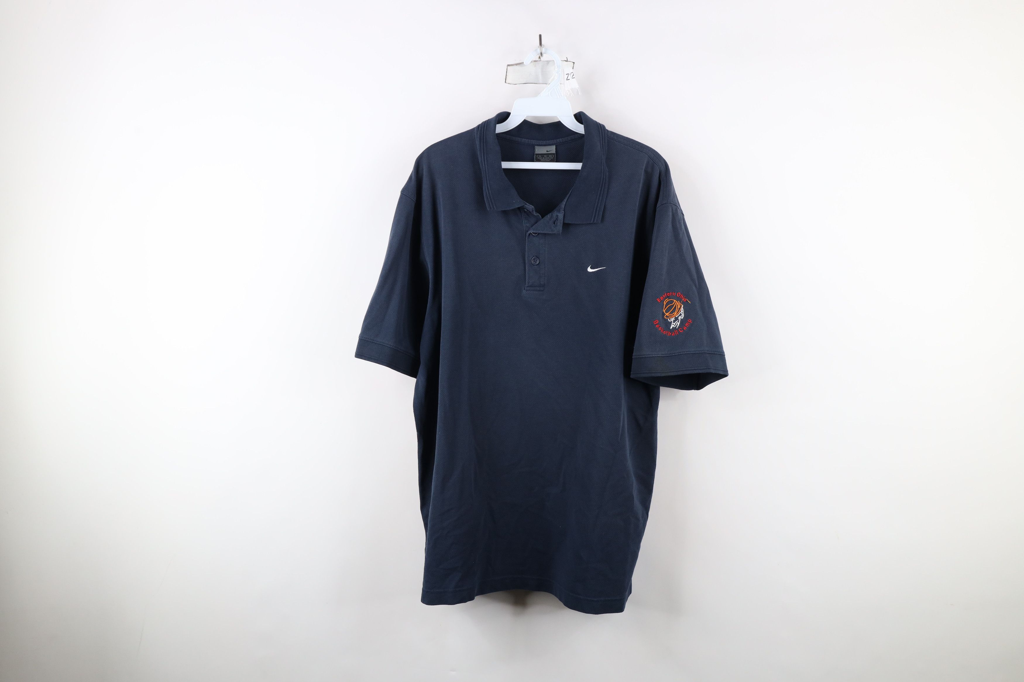Nike × Vintage Vintage Nike Challenge Court Mini Swoosh Thermal Knit Polo Size US XL / EU 56 / 4 - 1 Thumbnail
