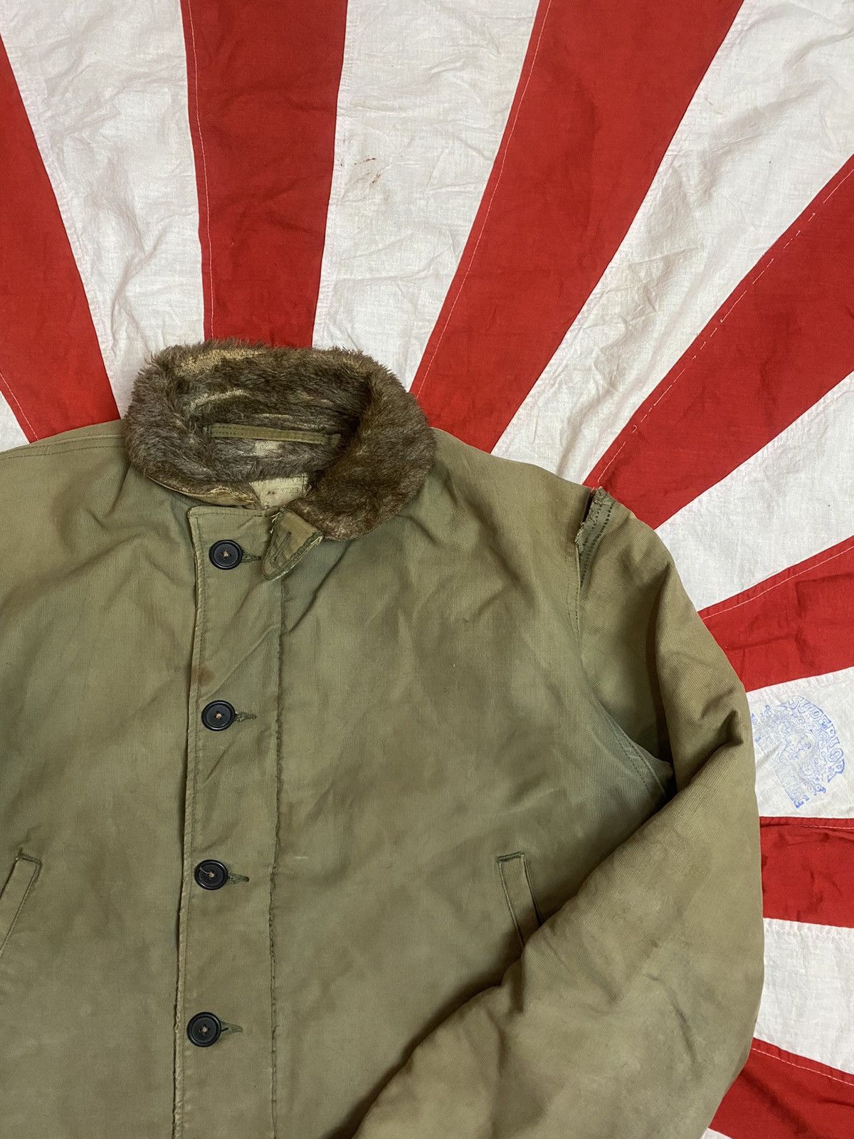 Vintage USN N-1 DECK JACKET FIRST PATTERN 1943 US ARMY Size US M / EU 48-50 / 2 - 2 Thumbnail
