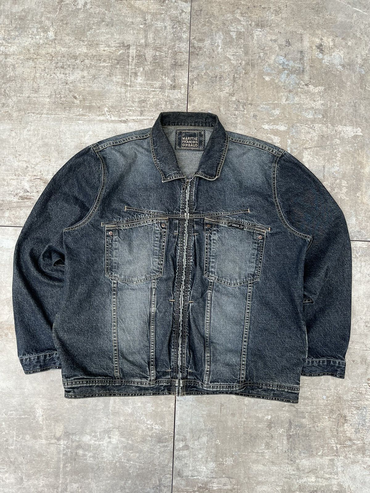 image of Vintage Marithe Francois Girbaud Denim Jacket, Men's (Size Large)