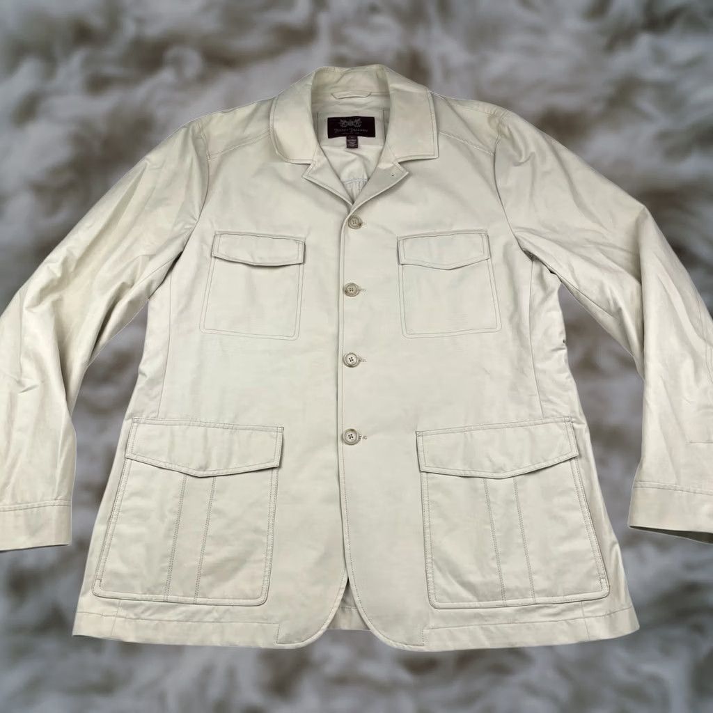 Vintage Hickey Freeman Safari Jacket Men's Performance Explorer Khaki/Tan XL Size US XL / EU 56 / 4 - 1 Thumbnail