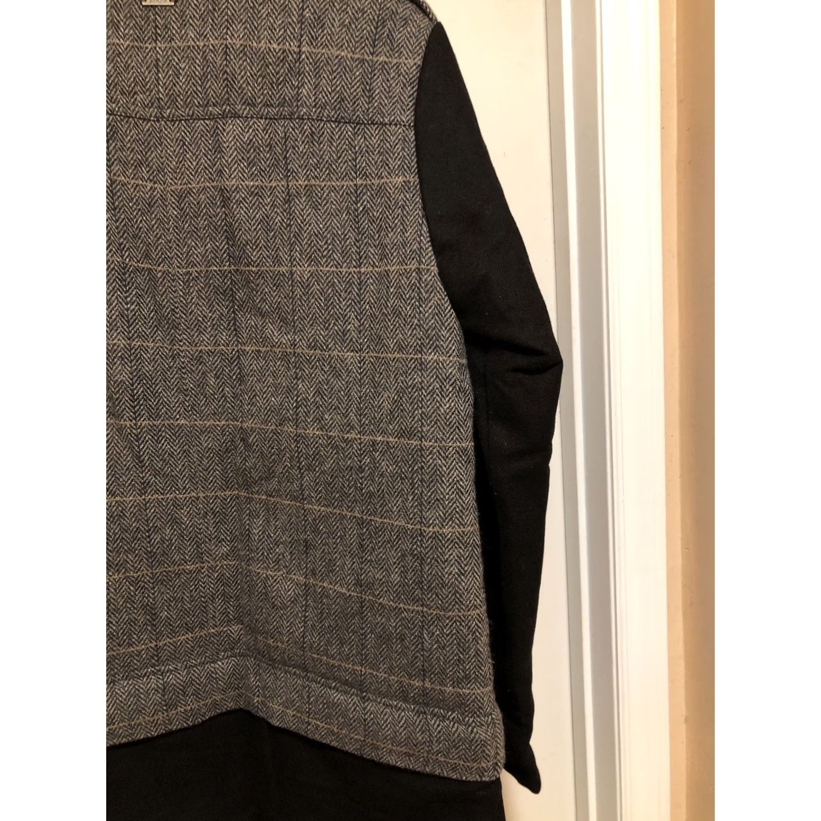 Prana prAna Caprise Jacket Womens Size M Gravel Insulated Wool Tweed Stand-Up Collar NWT 99 Size M / US 6-8 / IT 42-44 - 5 Thumbnail