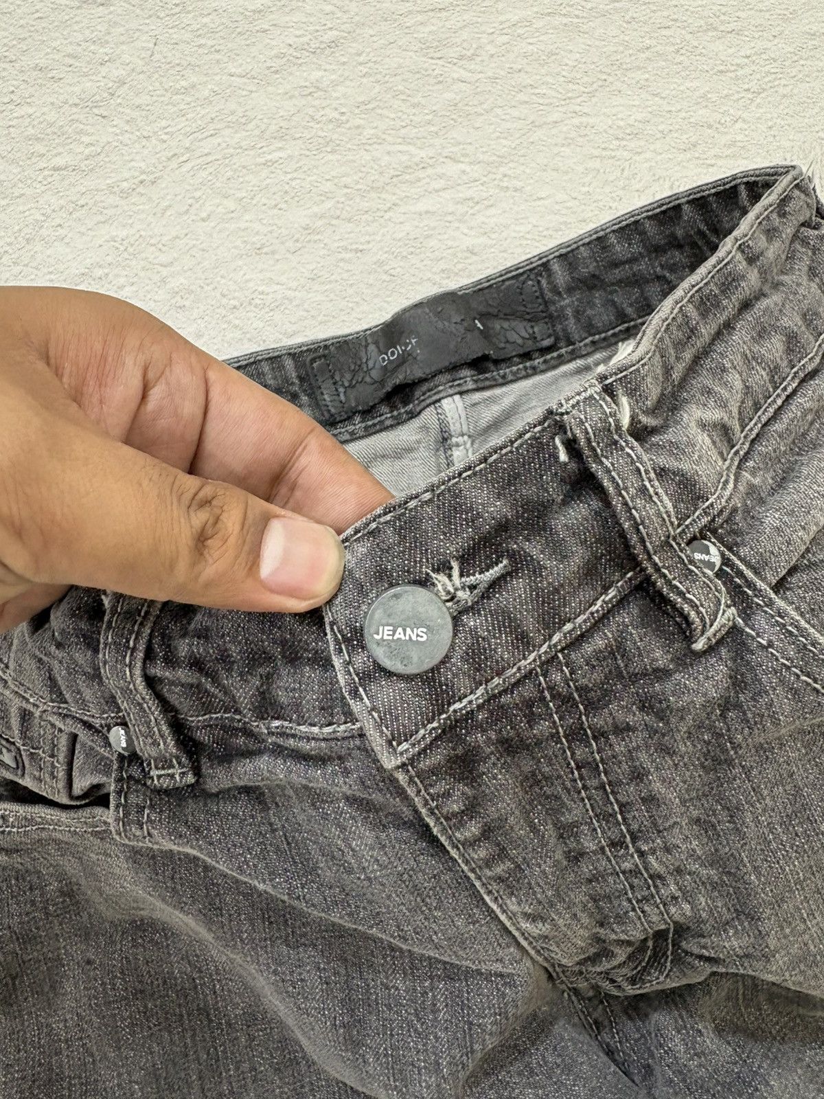 Dolce & Gabbana 2000s Dolce gabbana skiny smoke wash denim pants punk style Size US 27 - 6 Thumbnail
