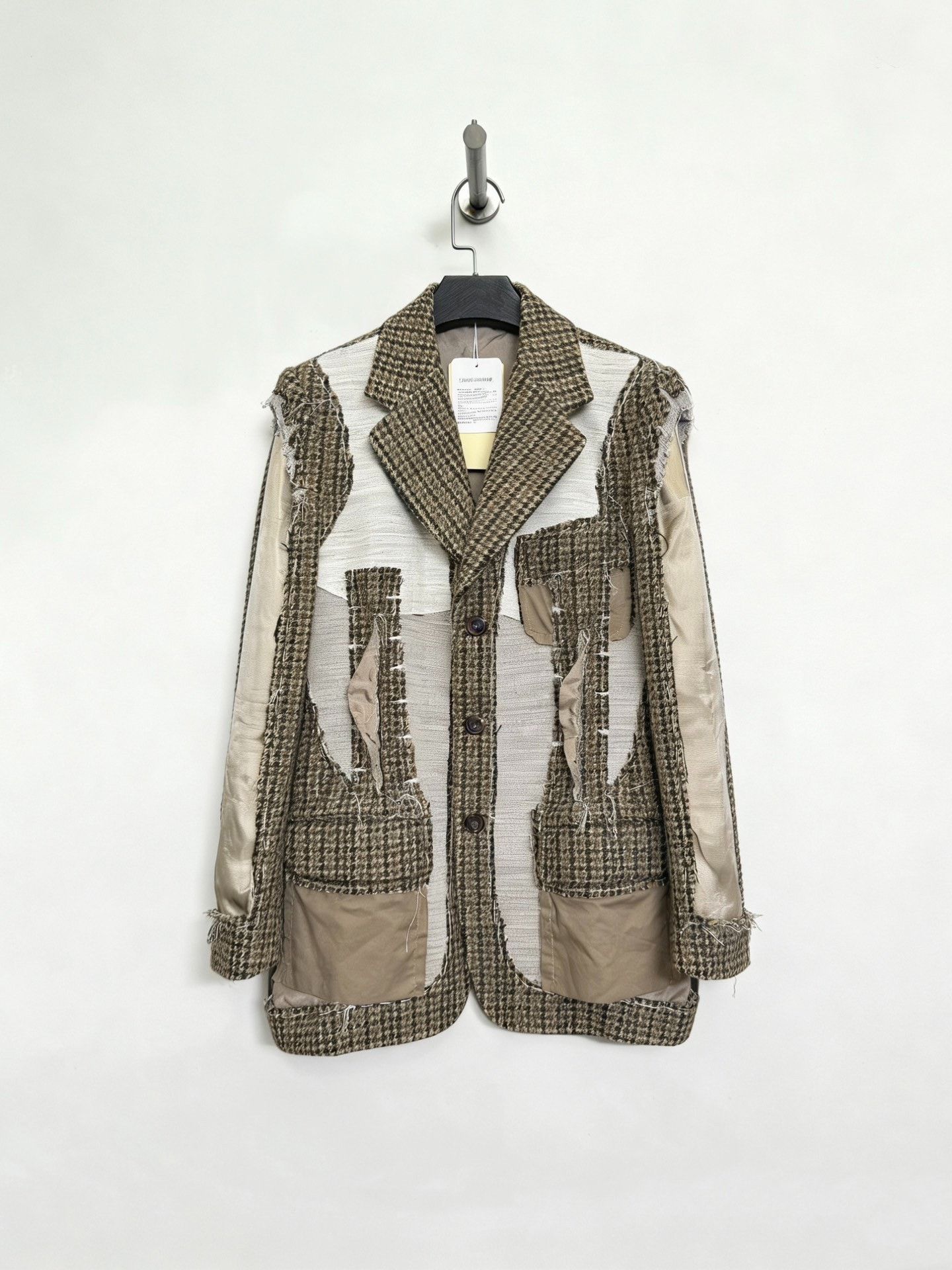John Galliano Maison Margiela Patchwork Deconstructed Coat Size US XXS / EU 40 - 1 Thumbnail