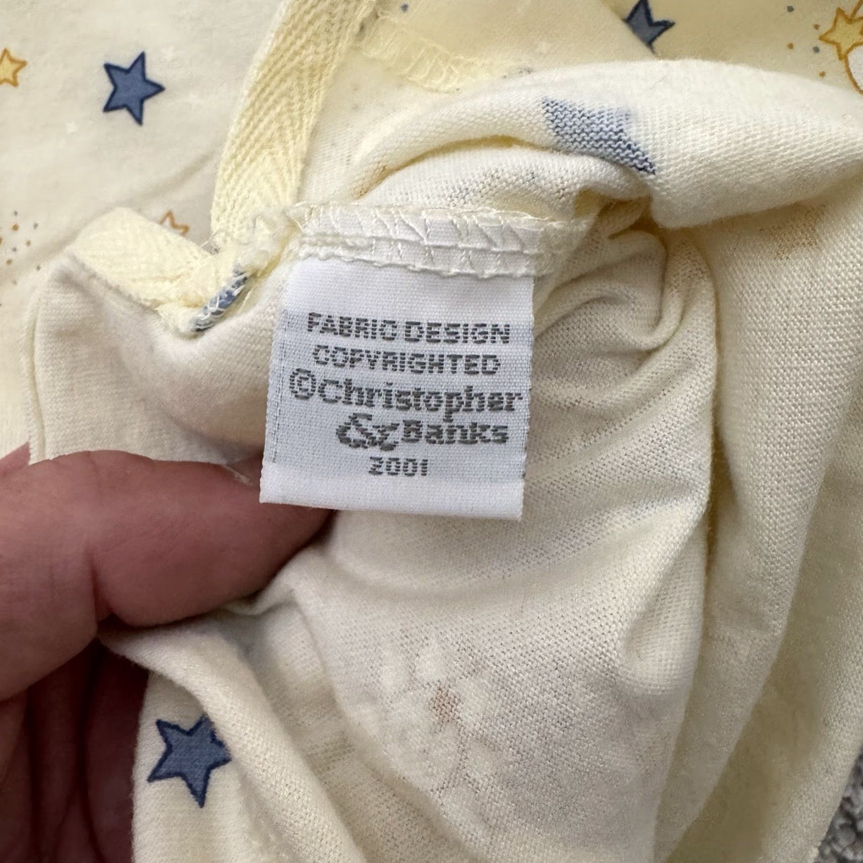 Vintage VINTAGE Christopher & Banks Pajama Shirt S Yellow Moon Stars Cottagecore Coquette Shirt Womens S Size S / US 4 / IT 40 - 6 Thumbnail