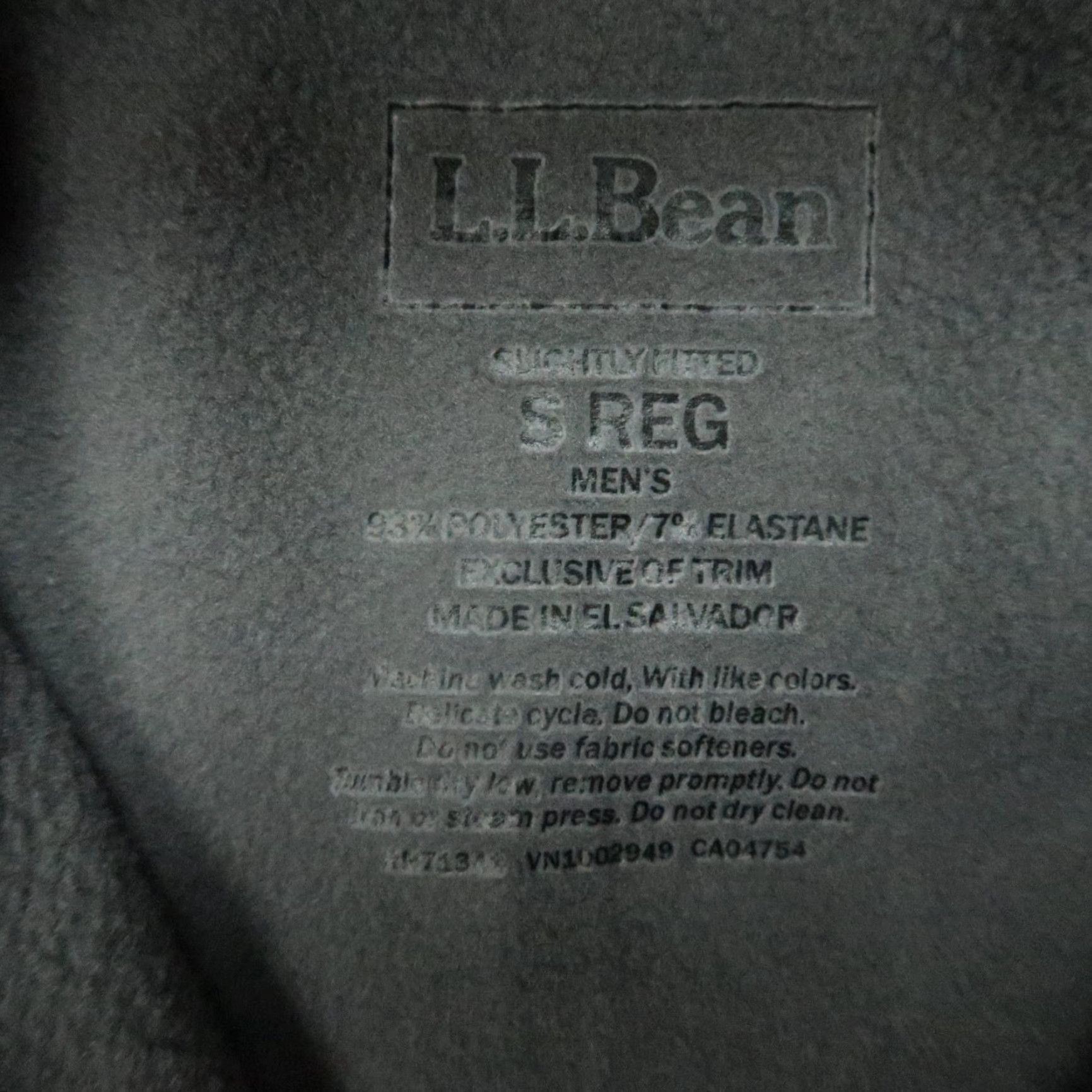 Vintage L.L. Bean Vest Men Small Gray Slightly Fitted Performance Full Zip Pockets Size US S / EU 44-46 / 1 - 3 Thumbnail