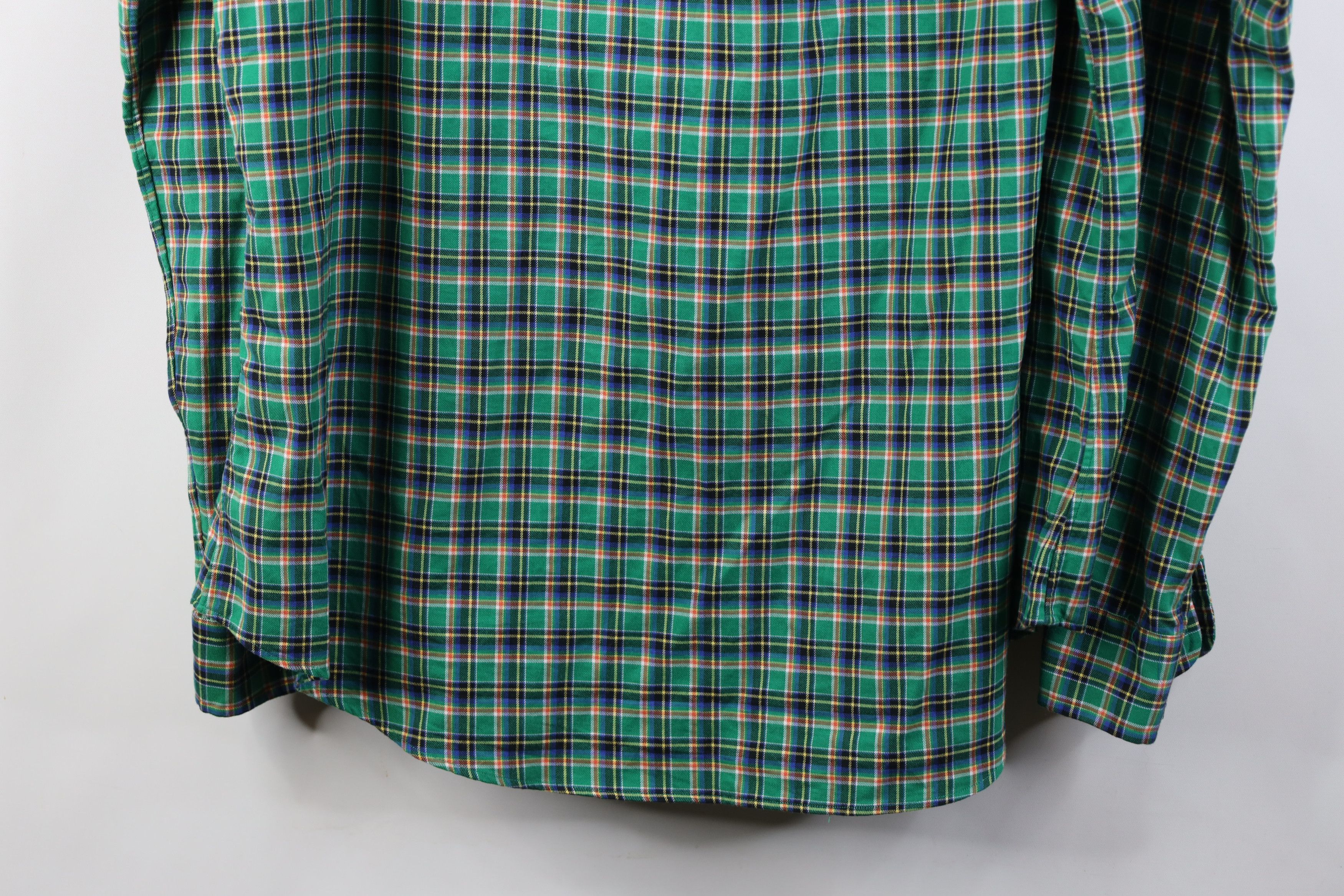 Ralph Lauren Vintage 90s Ralph Lauren Flannel Collared Button Down Shirt Size US XL / EU 56 / 4 - 11 Thumbnail