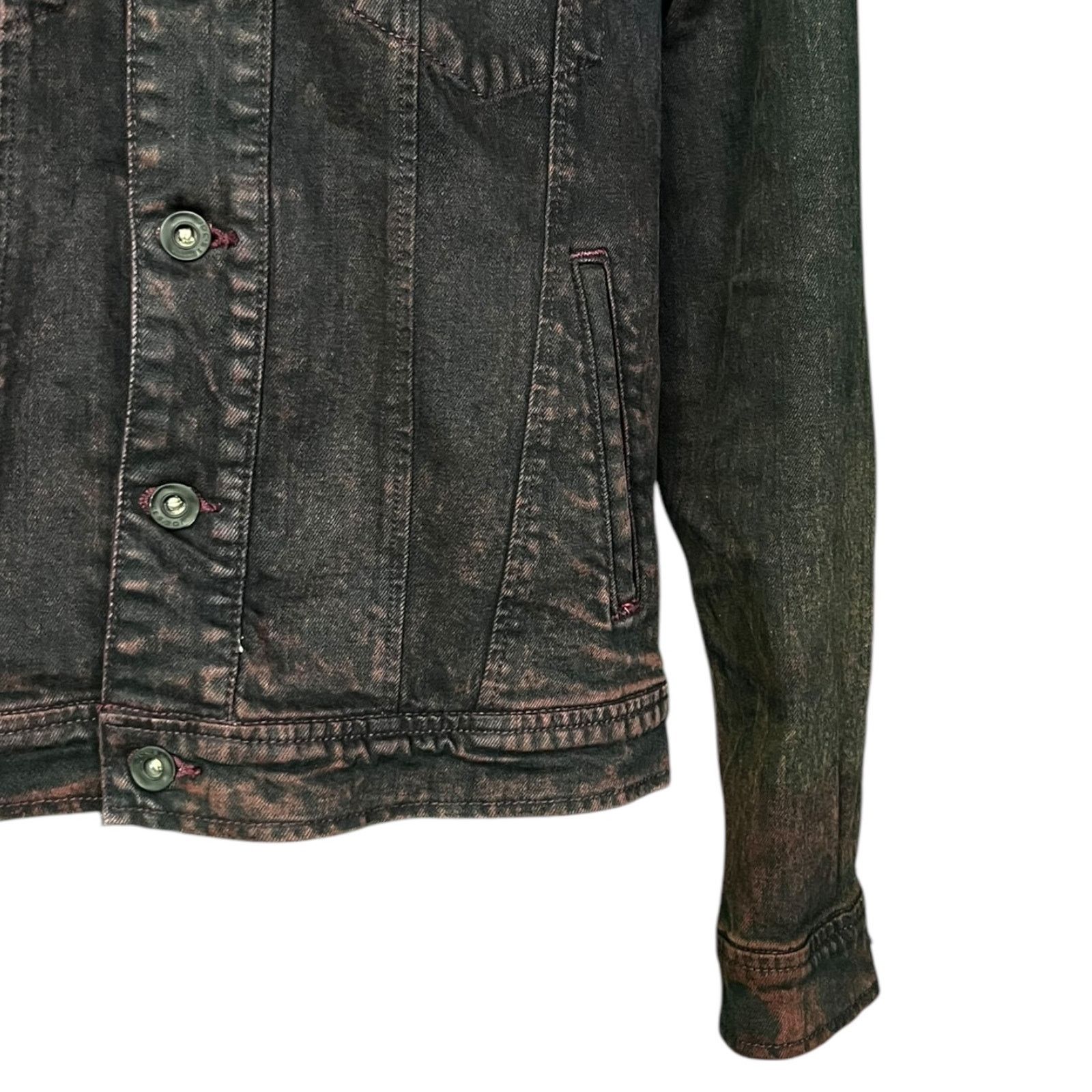 Joe's Joe's Jeans Men's Medium Purple Washed Denim Trucker Jacket Size US M / EU 48-50 / 2 - 4 Thumbnail