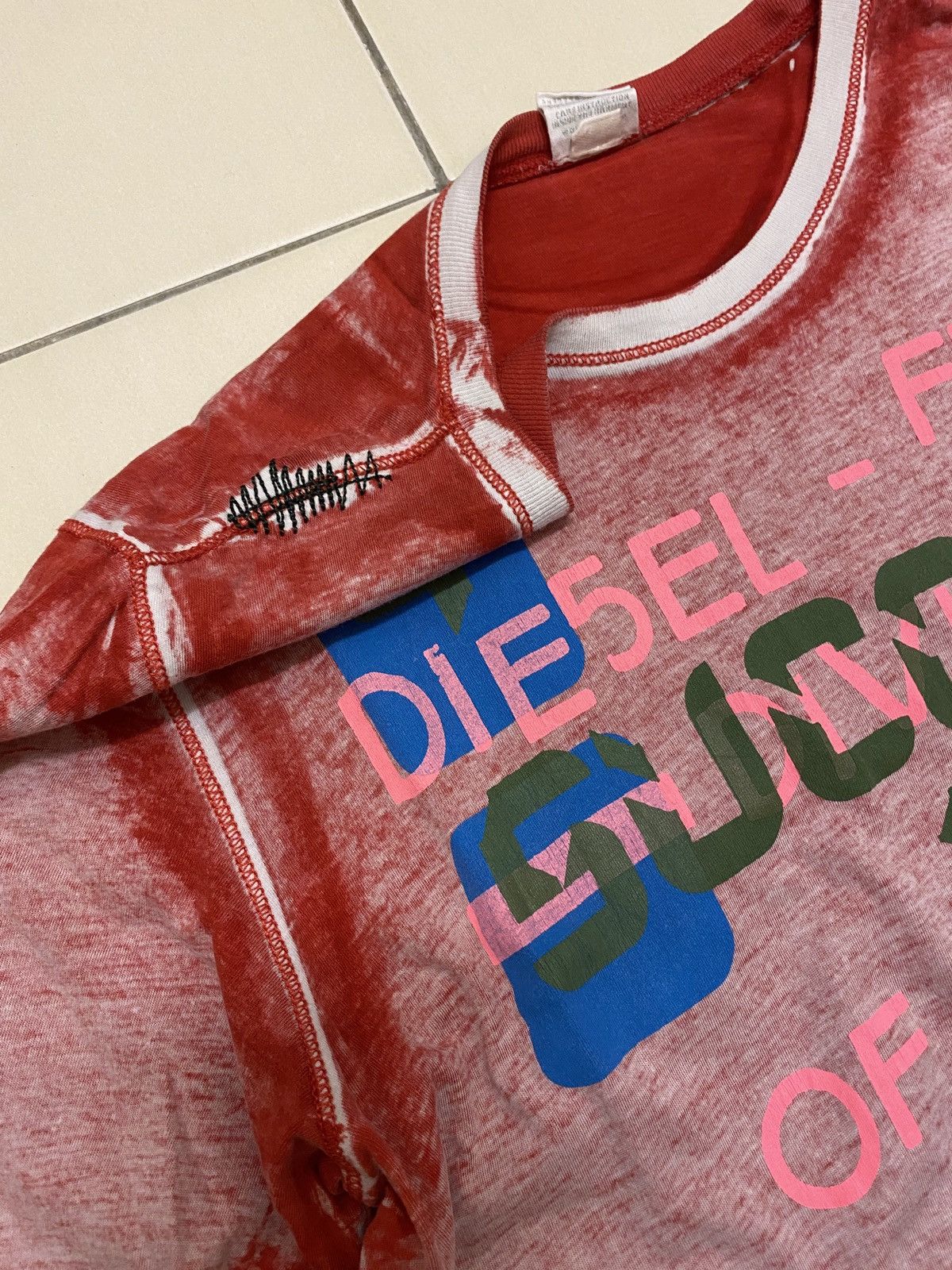 Diesel Diesel Kids Long Sleeve Full Print Tshirt Size US M / EU 48-50 / 2 - 4 Thumbnail