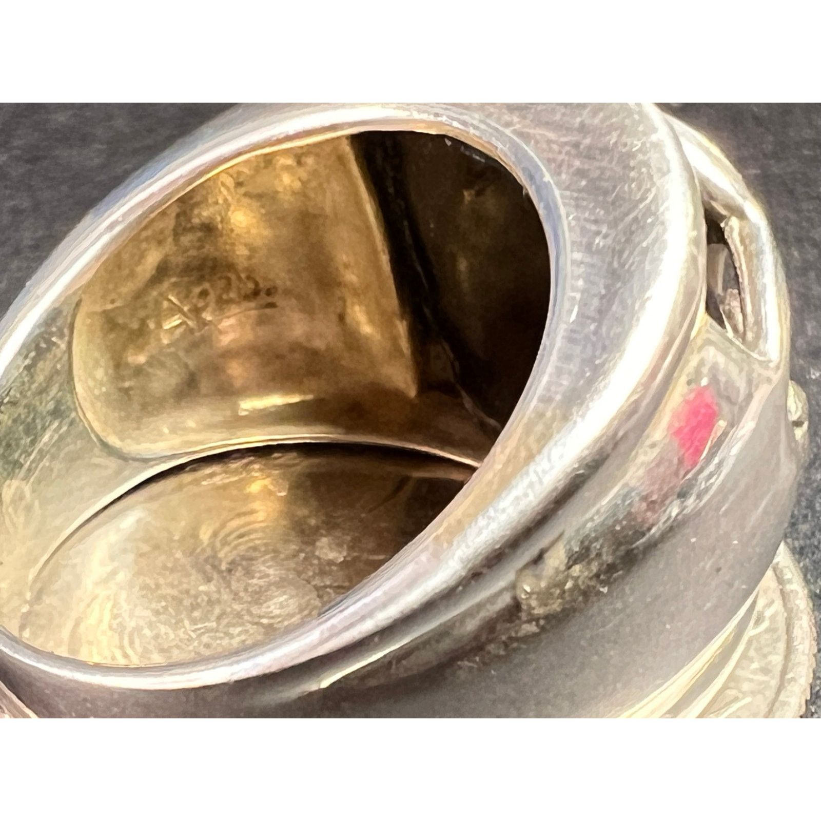 Other Vintage sterling silver black onyx ring size 5 Size ONE SIZE - 6 Thumbnail