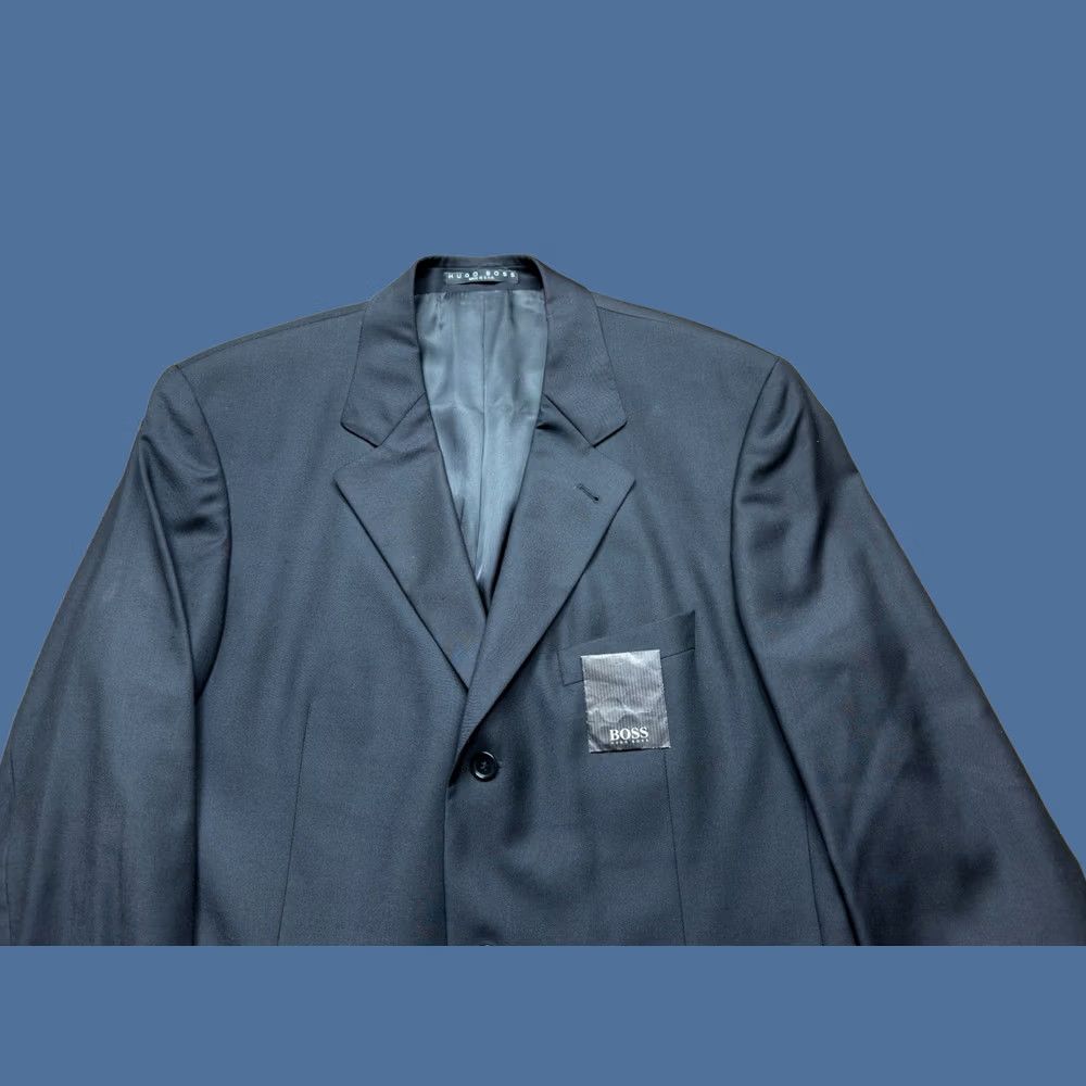 Hugo Boss HUGO BOSS Coat Mens 44 Black Men Loro Piana Blazer Super 110s Wool Sport Size 44R Size 44R - 1 Thumbnail