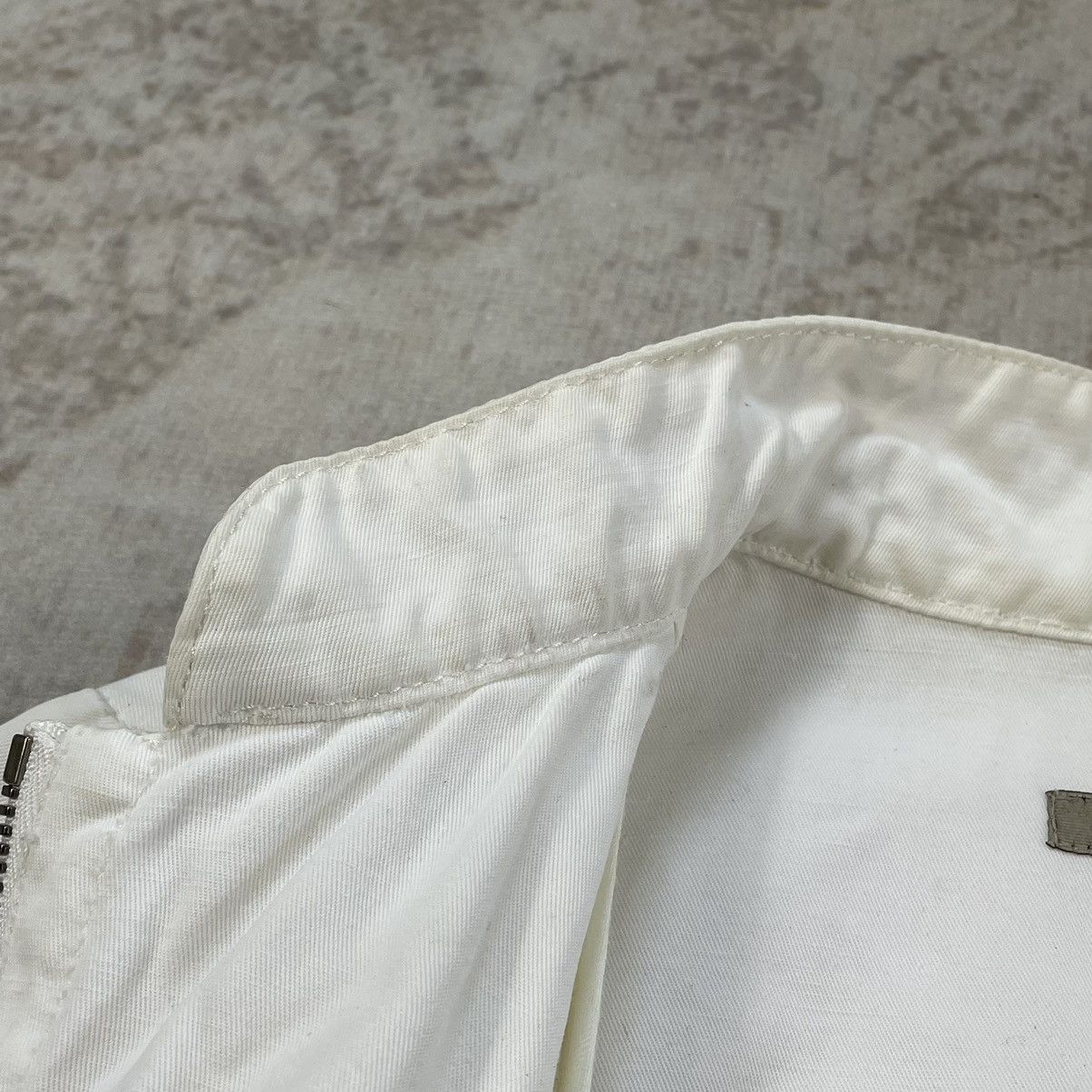 Bottega Veneta Bottega Veneta Zip Biker Transformer Off White Jacket Size S / US 4 / IT 40 - 22 Thumbnail
