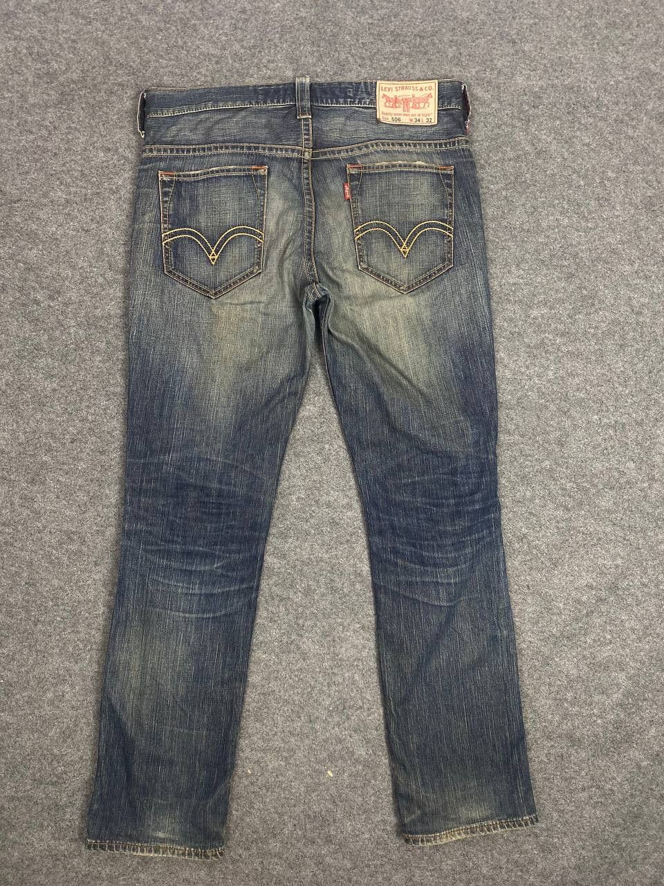 Levi's vintage levis 506 nice faded design denim Size US 38 / EU 54 - 2 Thumbnail