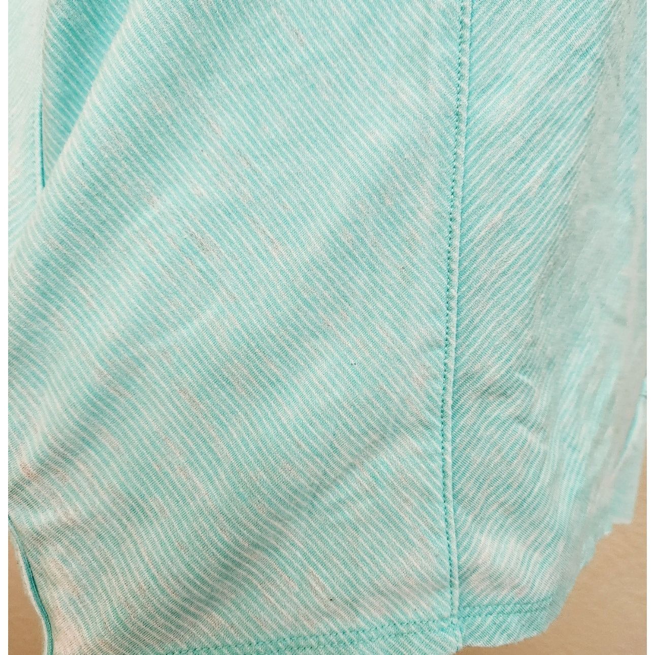 Other Green Tea Teal Burnout Long Sleeve Hi Low Top Large Comfy Size L / US 10 / IT 46 - 3 Thumbnail