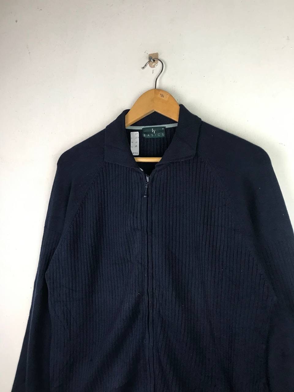 Issey Miyake × Japanese Brand × Vintage Vintage Issey Miyake IY Basics Full Zipper Knit Jacket Size US M / EU 48-50 / 2 - 6 Thumbnail