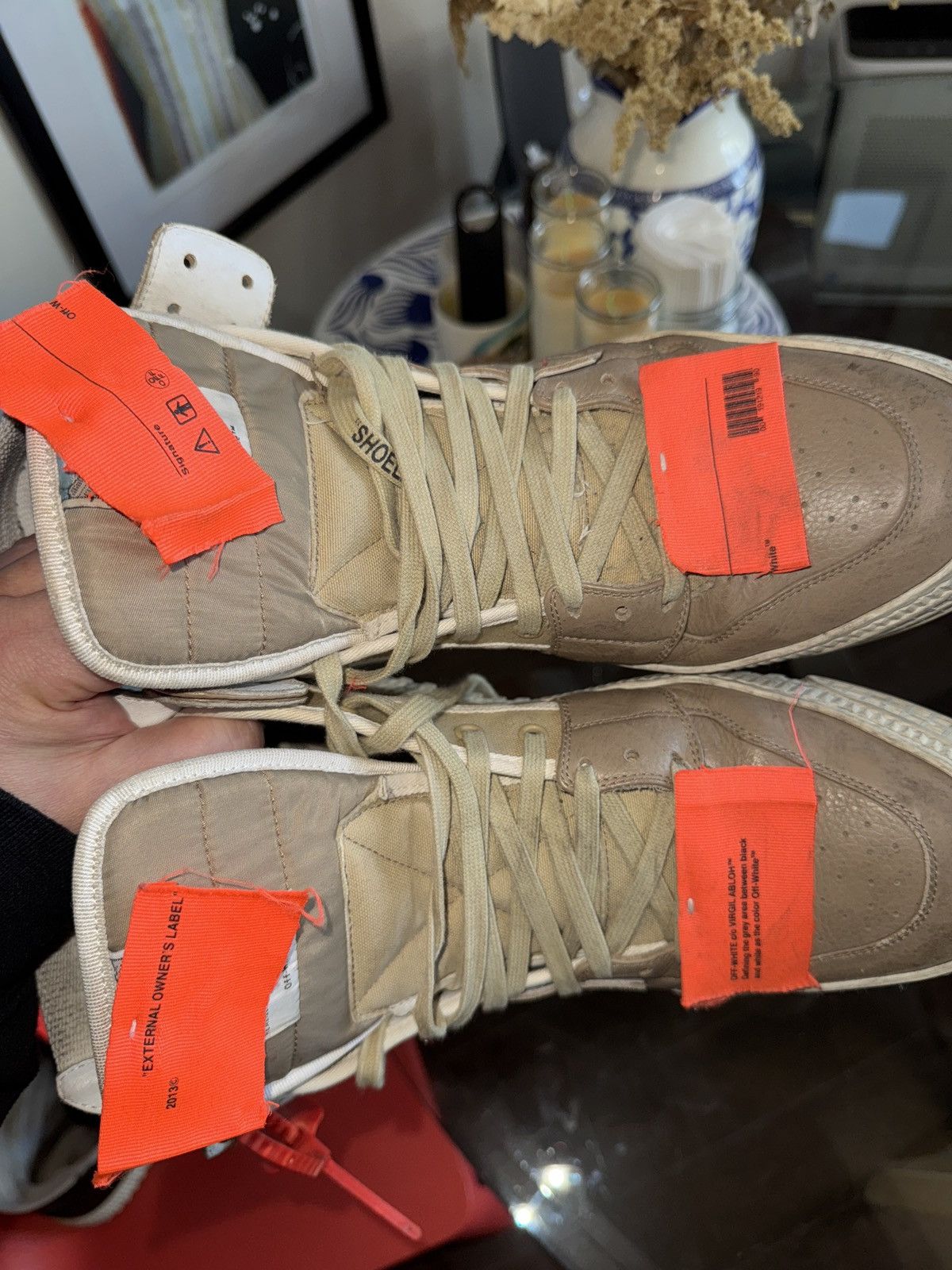 Off-White Off-White 3.0 Off-Court High-Top Sneakers, Men’s 11, W/Box Size US 11 / EU 44 - 9 Thumbnail