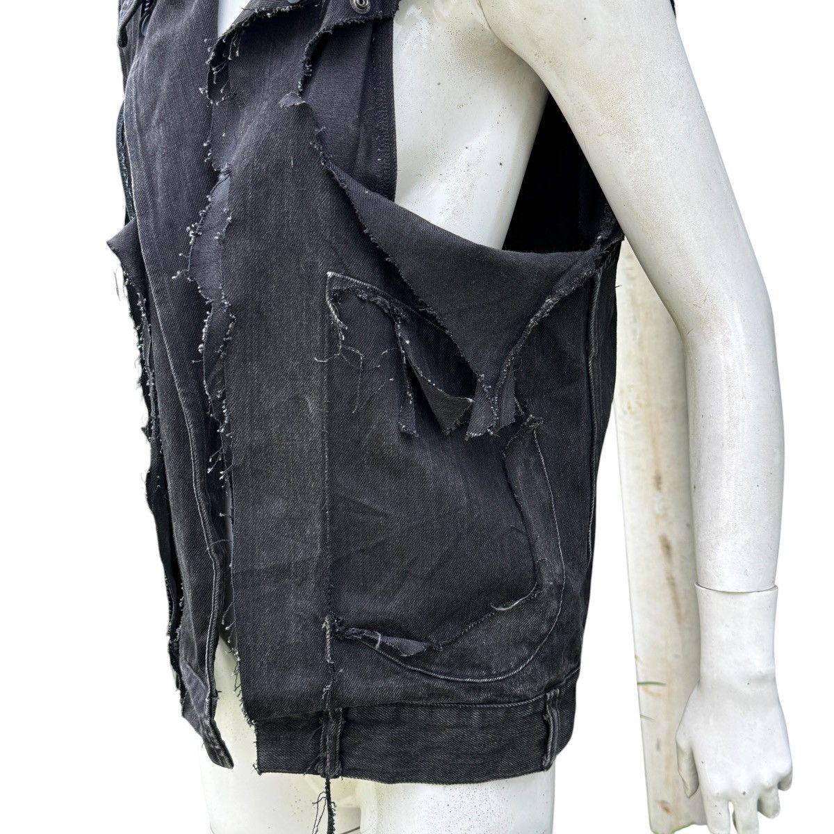 RUDE GALLERY Vintage Rude Gallery Black Distressed Thrashed Punk Bikers Size US M / EU 48-50 / 2 - 6 Thumbnail