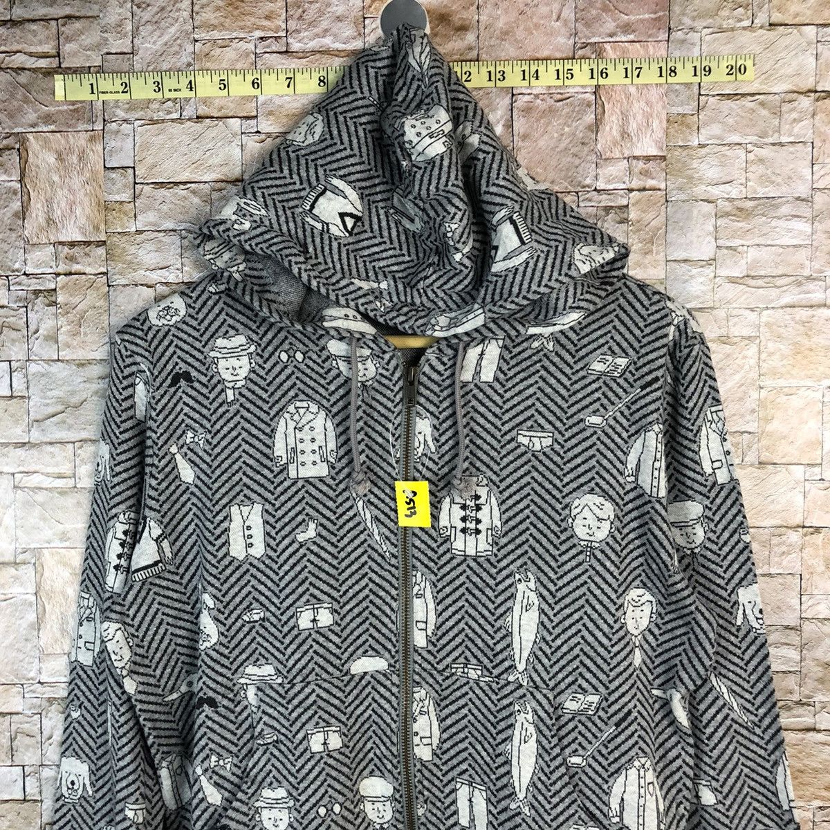 Ne-Net DL Ne Net by issey miyake fullprint sweater Hoodie #A513 Size US M / EU 48-50 / 2 - 5 Thumbnail