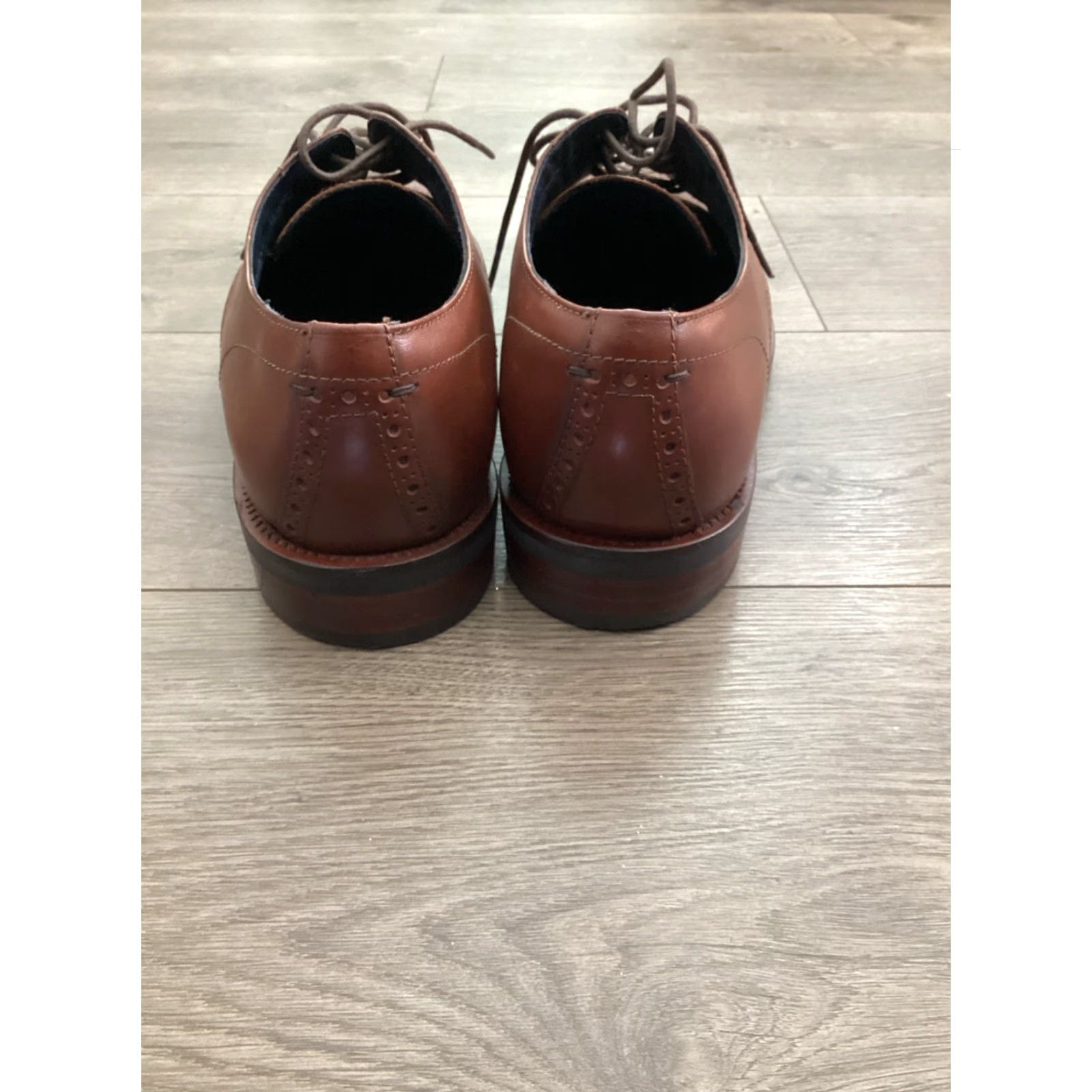 Cole Haan COLE HAAN Grand Wingtip Oxford Dress Shoes Brown Leather Size 12M Mens Size US 12 / EU 45 - 4 Thumbnail