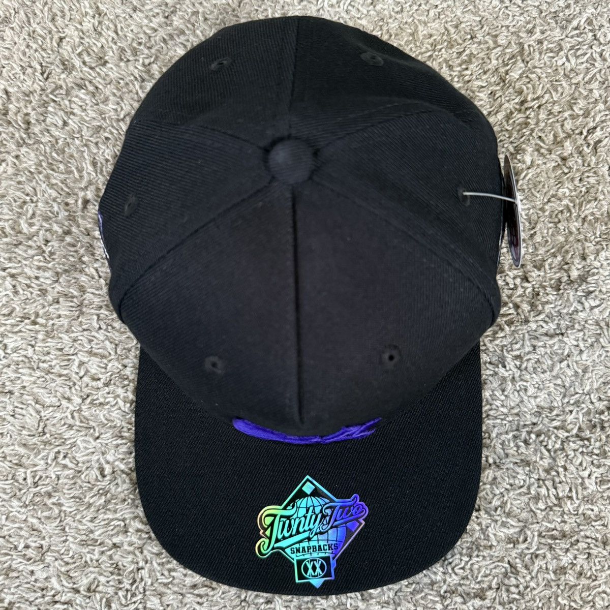 TWNTY-TWO 🟣Wu-Tang Snapback Hat Twnty Two Purple Tape OB4CL Raekwon Size ONE SIZE - 10 Thumbnail