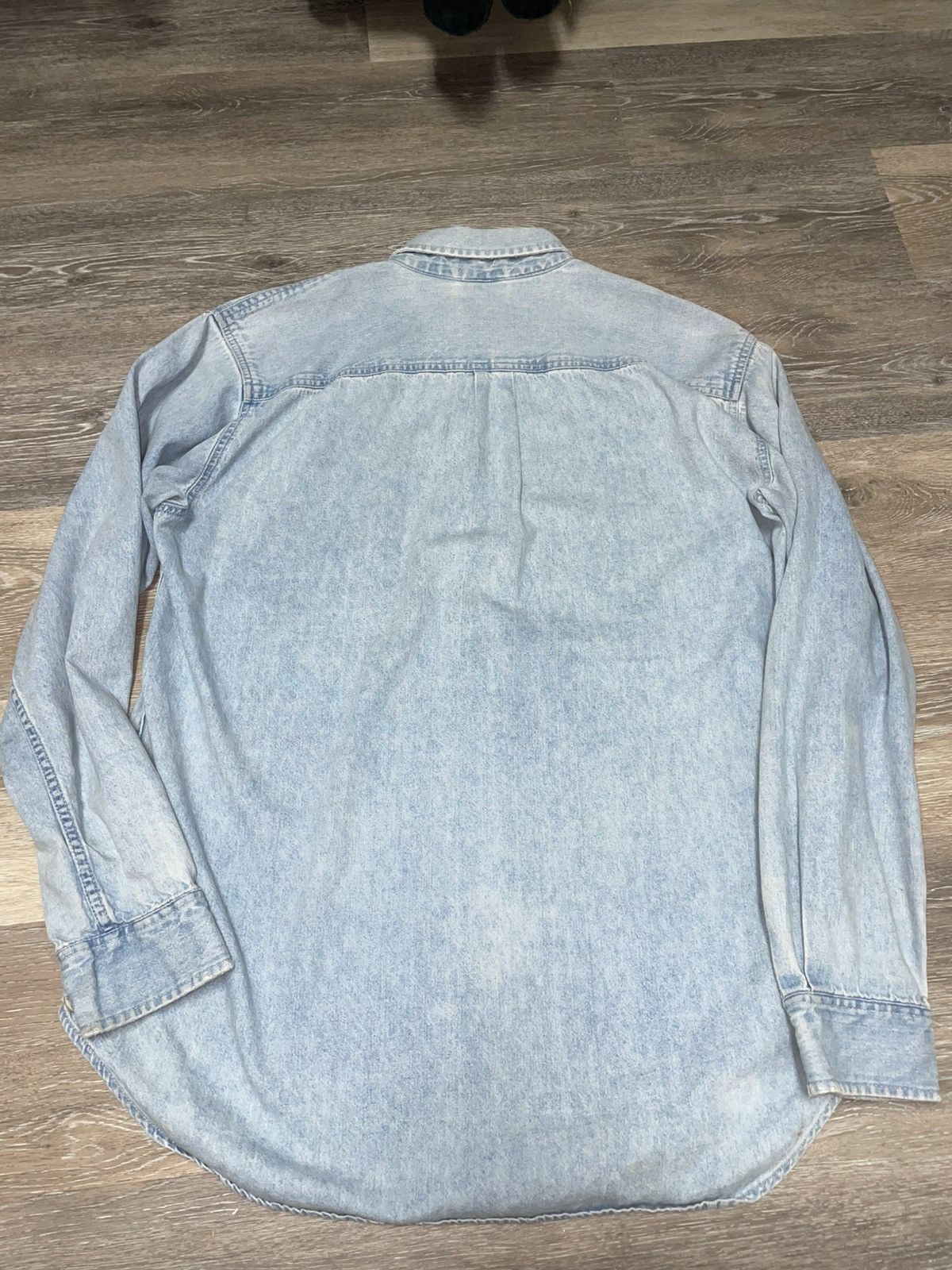 Vintage 1991 Denim Button Down Planet Hollywood Size US L / EU 52-54 / 3 - 13 Thumbnail