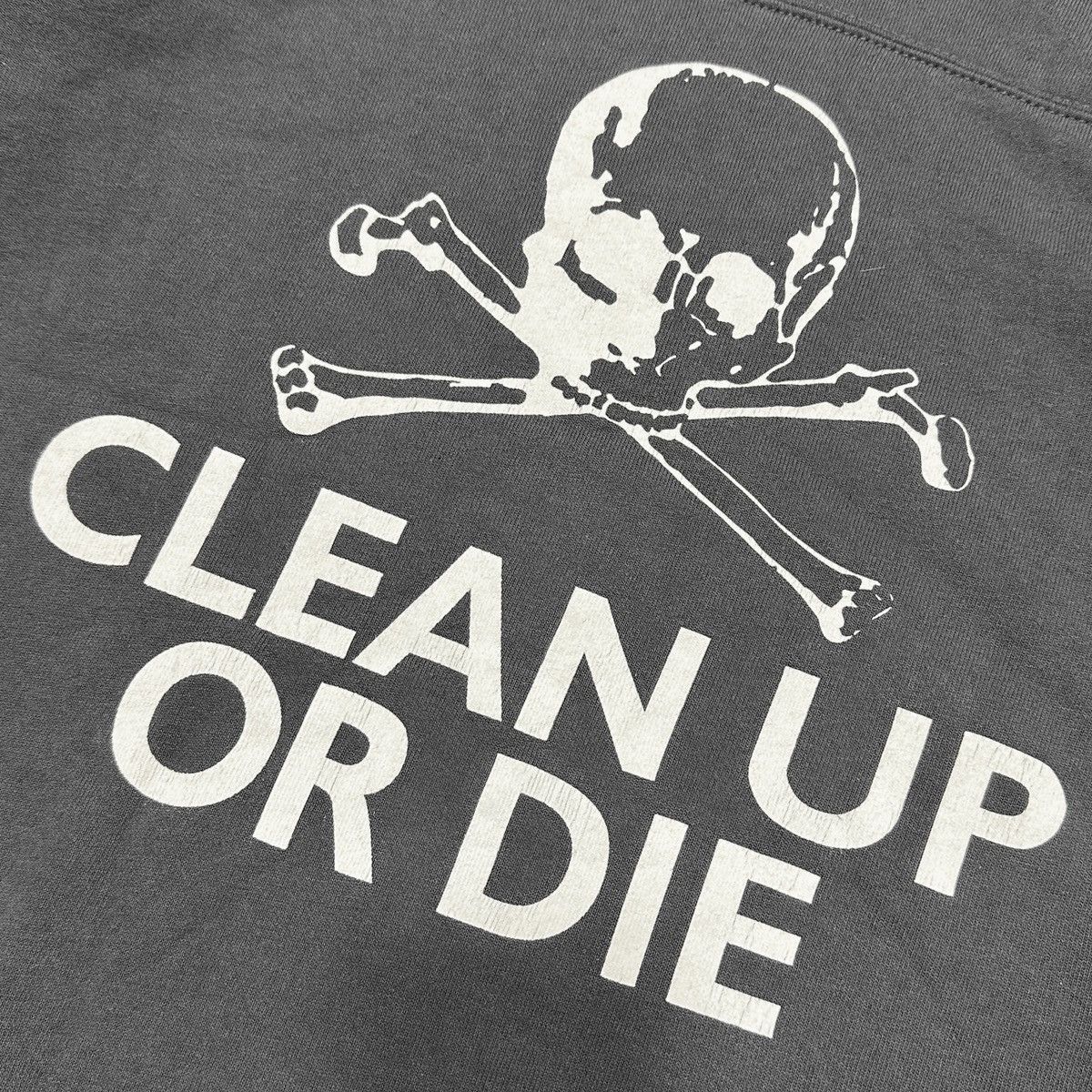 Japanese Brand Vintage Katharine Hamnett Skull Clean Up Or Die Hoodie Size US S / EU 44-46 / 1 - 2 Thumbnail