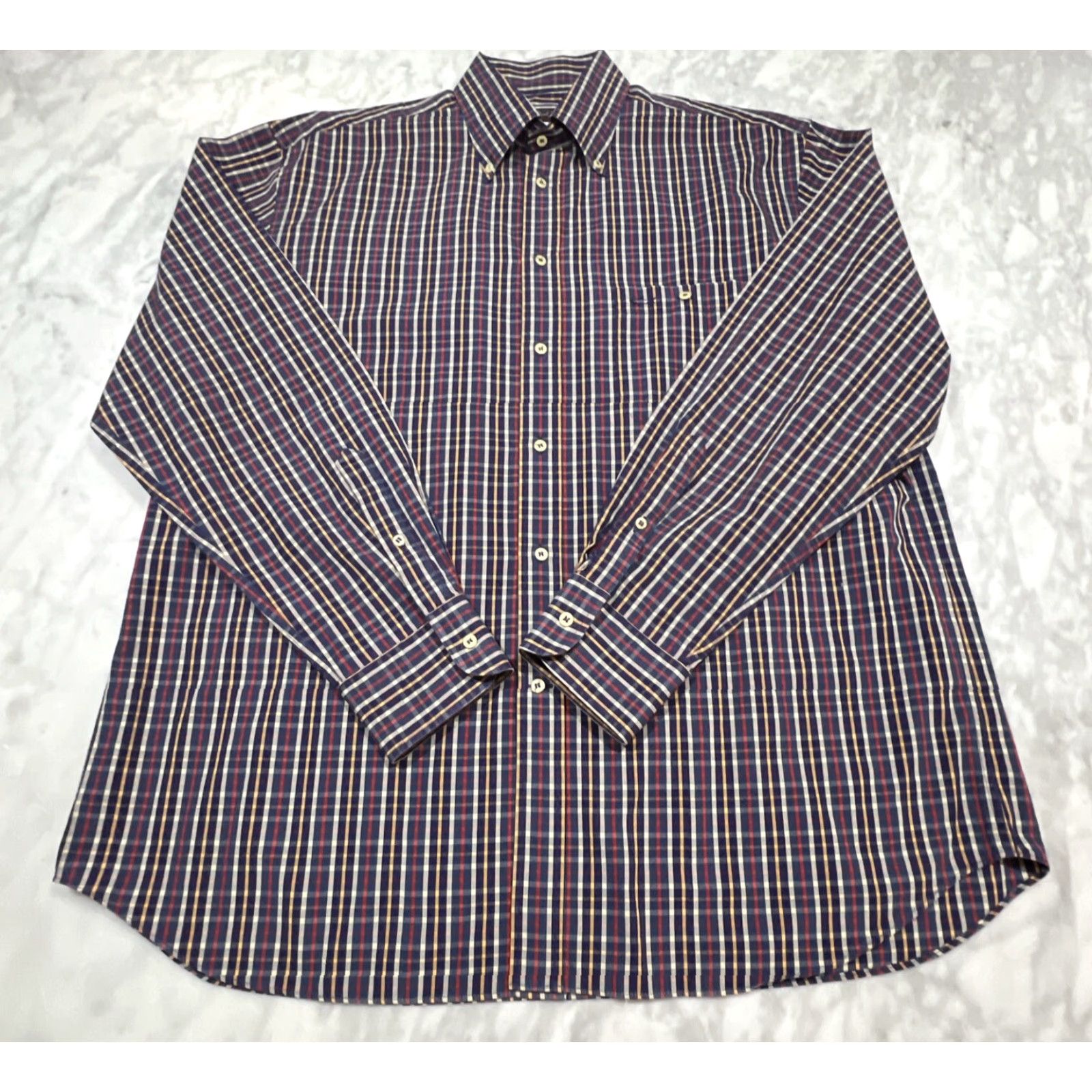 Paul & Shark Paul & Shark Yatching Shirt Men Size 44 Button-Down Long Sleeve Multicolor Plaid Casual Business Travel Size US XXL / EU 58 / 5 - 3 Thumbnail