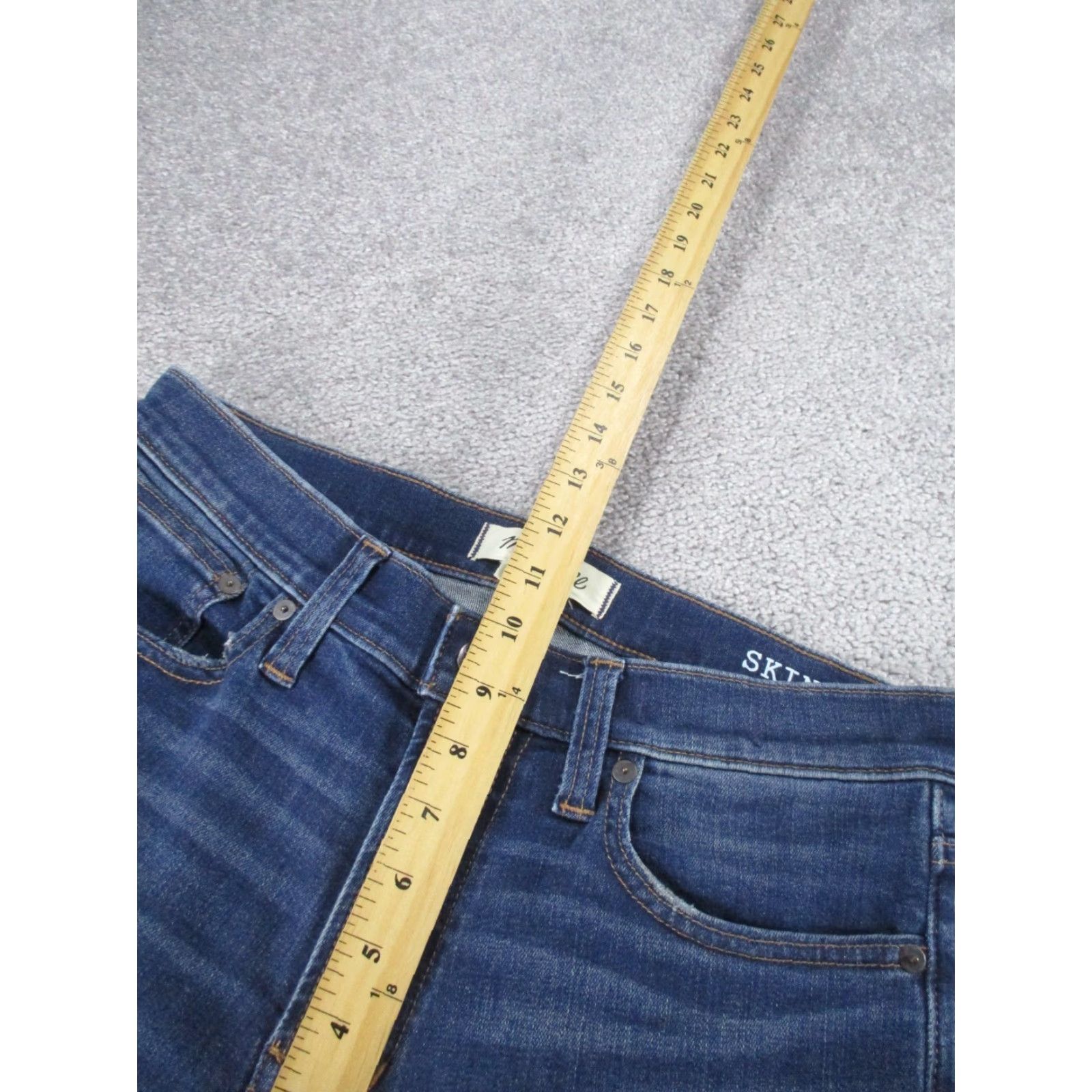 Madewell Madewell Jeans Mens 32 Dark Wash Denim Skinny 32x28 Blue Size US 32 / EU 48 - 6 Thumbnail