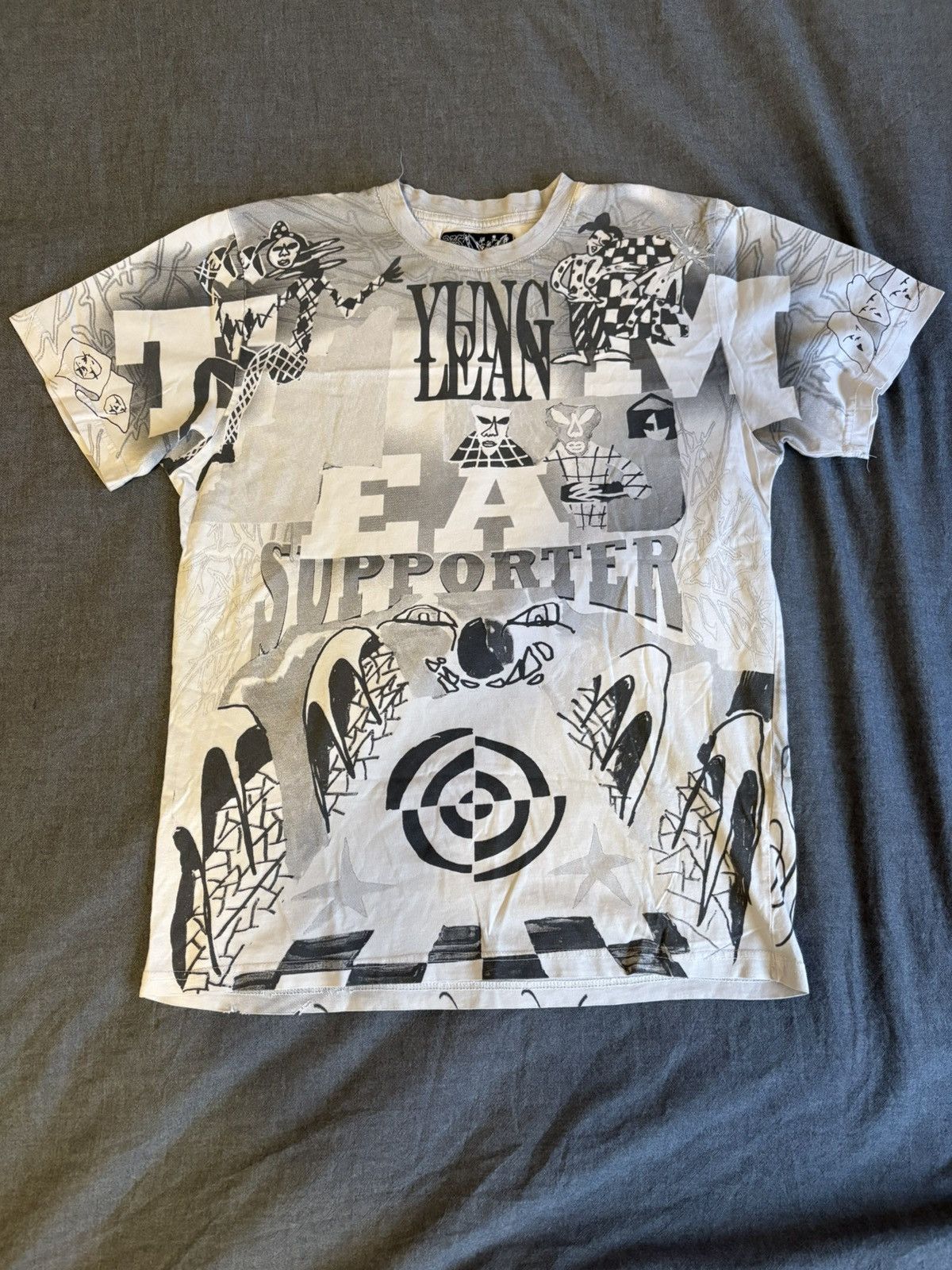Drain Gang × Sad Boys Yung Lean 'Team Supporter' Tee Size US M / EU 48-50 / 2 - 1 Thumbnail