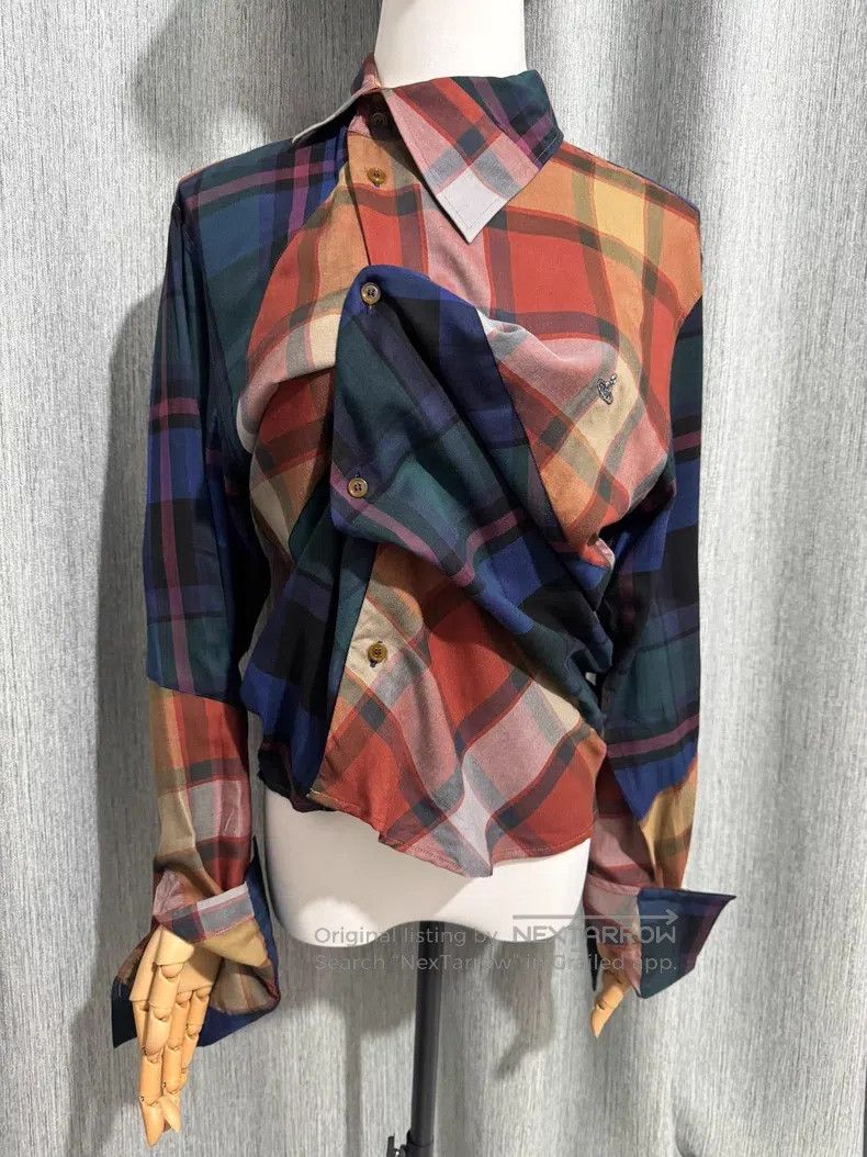 Vivienne Westwood Vivienne Westwood Asymmetrical Shirt Size US M / EU 48-50 / 2 - 2 Thumbnail