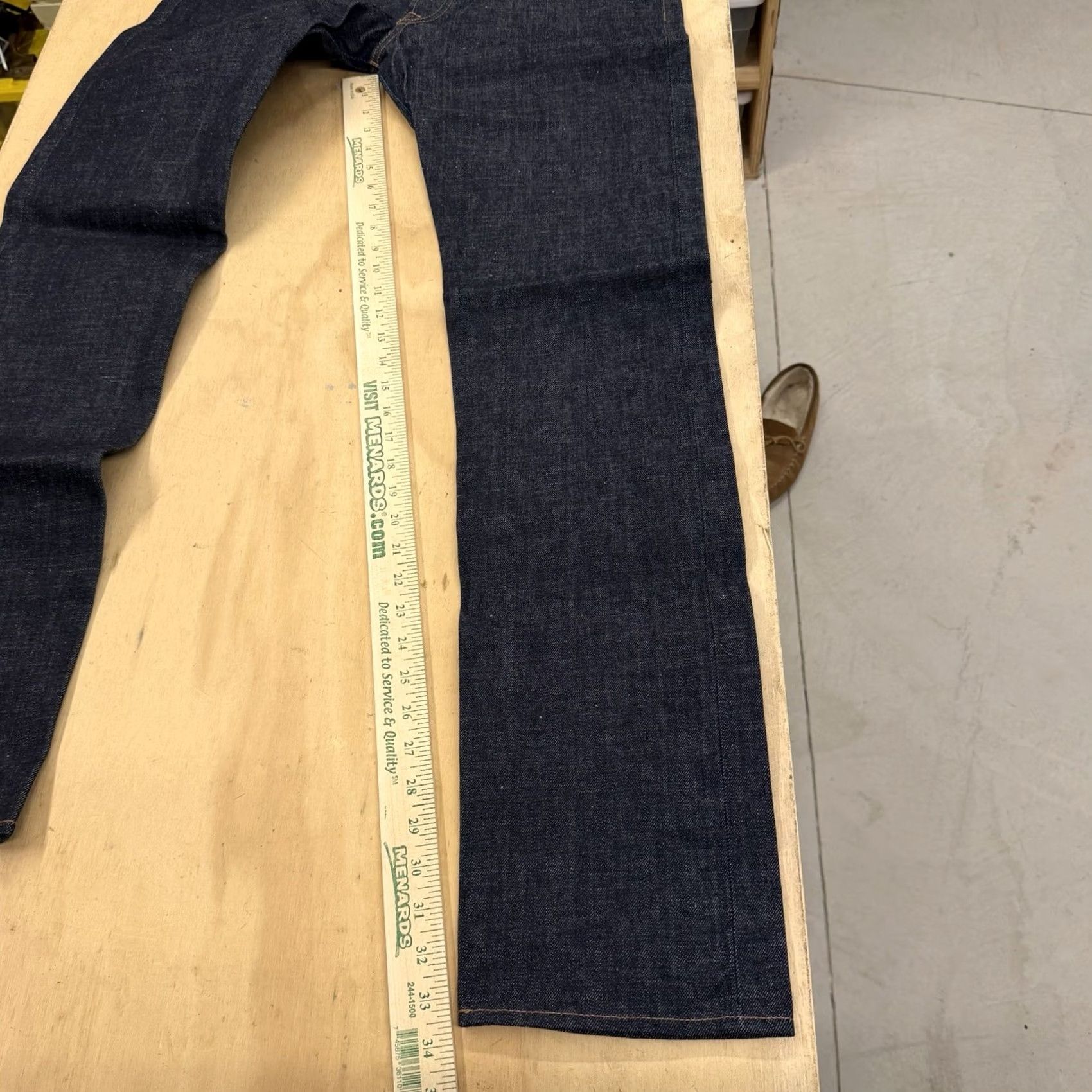 Japan Blue Japan Blue Jeans Mens Slim Tapered Jeans 34x35 Raw Selvedge Cote D’lvoire Cotton Dark Blue Denim Size US 34 / EU 50 - 5 Thumbnail