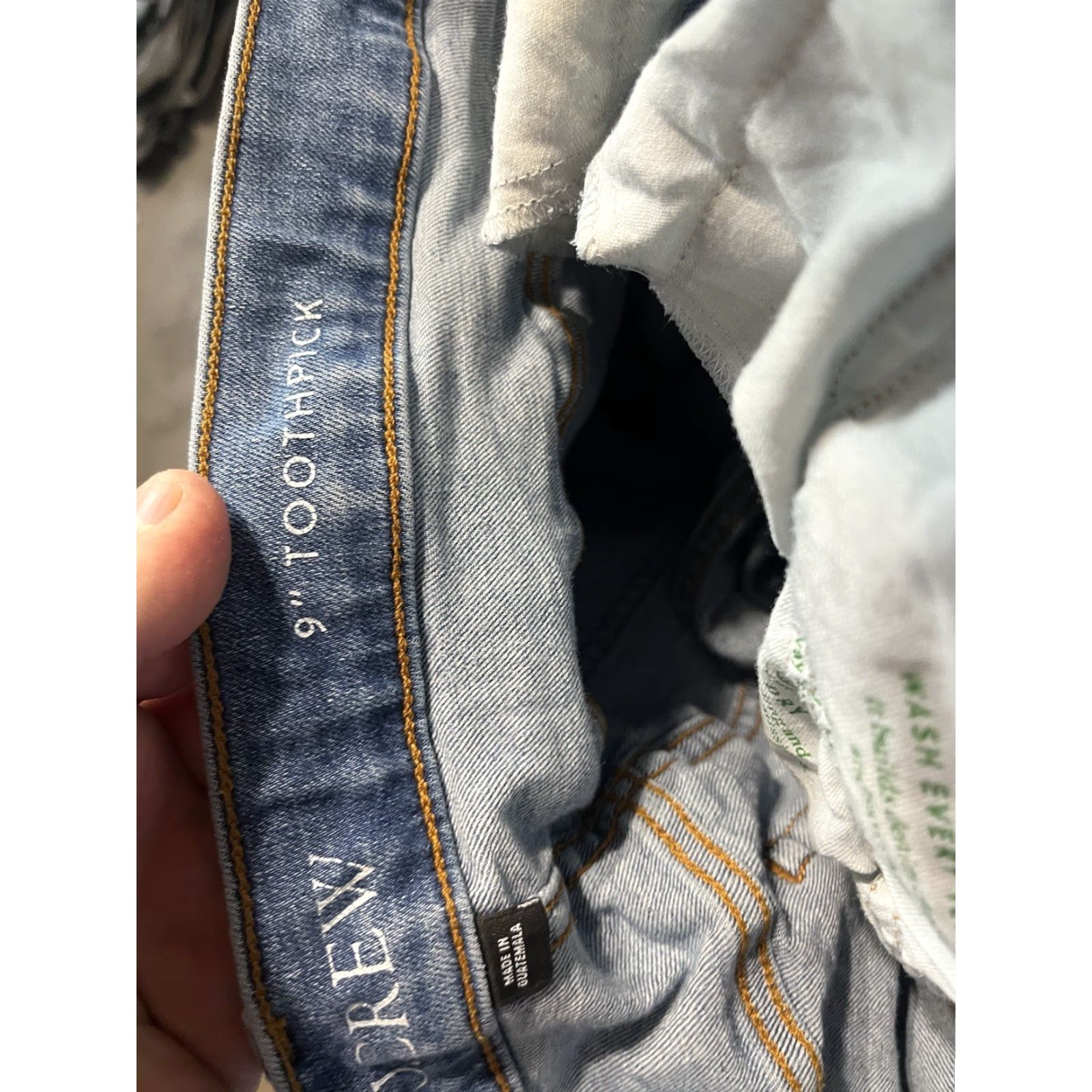 J.Crew J.CREW Jeans Womens 32 Tall Skinny Distressed Denim 5-Pocket Inseam 30" Blue Cotton Slim High Rise? Size 24" / US 00 / IT 34 - 5 Thumbnail