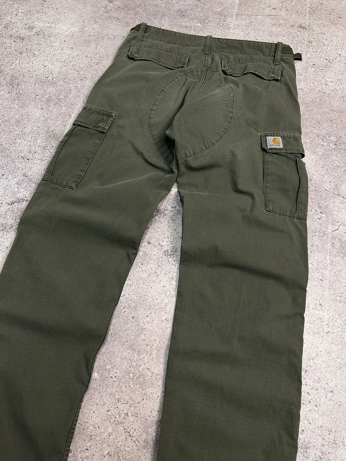 Carhartt 👉 Vintage Carhartt Baggy Cargo Pants Double Knee USA Size US 31 - 12 Thumbnail