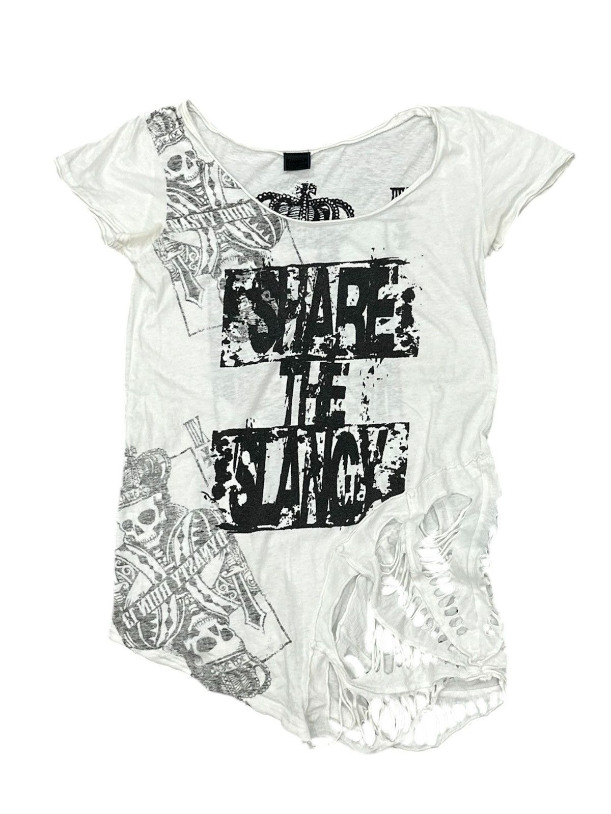 If Six Was Nine Vkei Fashion i6w9 Distressed Shirt “Jiggy Another Ground‘’ Size US M / EU 48-50 / 2 - 1 Thumbnail