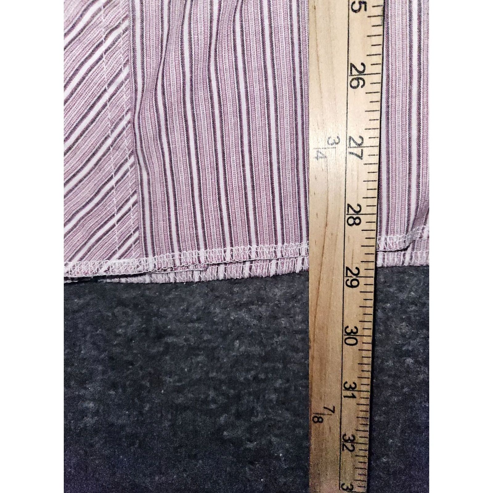 Wrangler VINTAGE Wrangler Pearl Snap Shirt Men 4XB Mauve Short Sleeve Surged Hem Cowboy Shirt Mens Big & Tall 62 Chest Pink Striped Western Cowboy150 Size US XXL / EU 58 / 5 - 4 Thumbnail