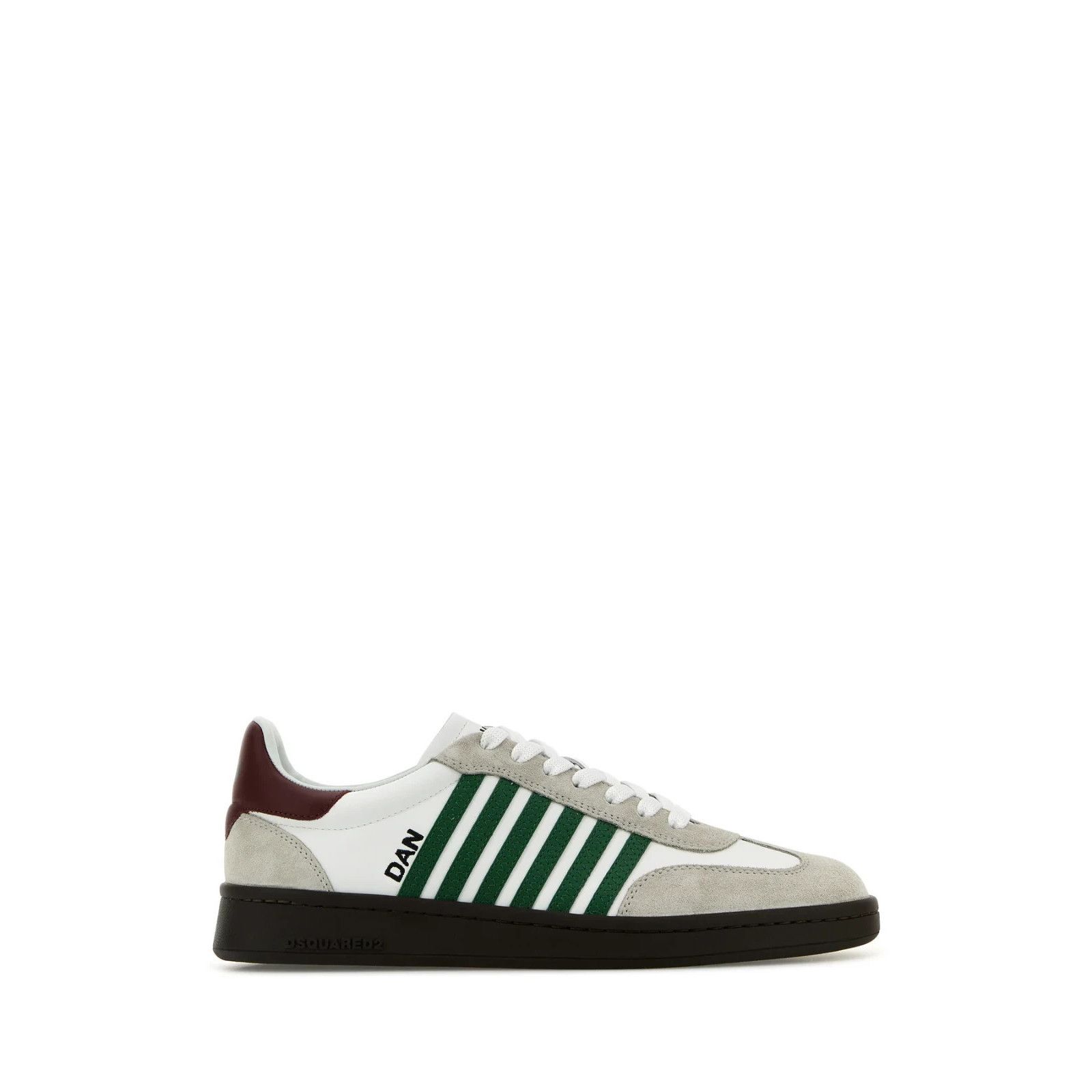 Dsquared2 DSQUARED2 Boxer White Leather Sneakers New & Authentic (Men' Size US 11.5 / EU 44-45 - 1 Thumbnail