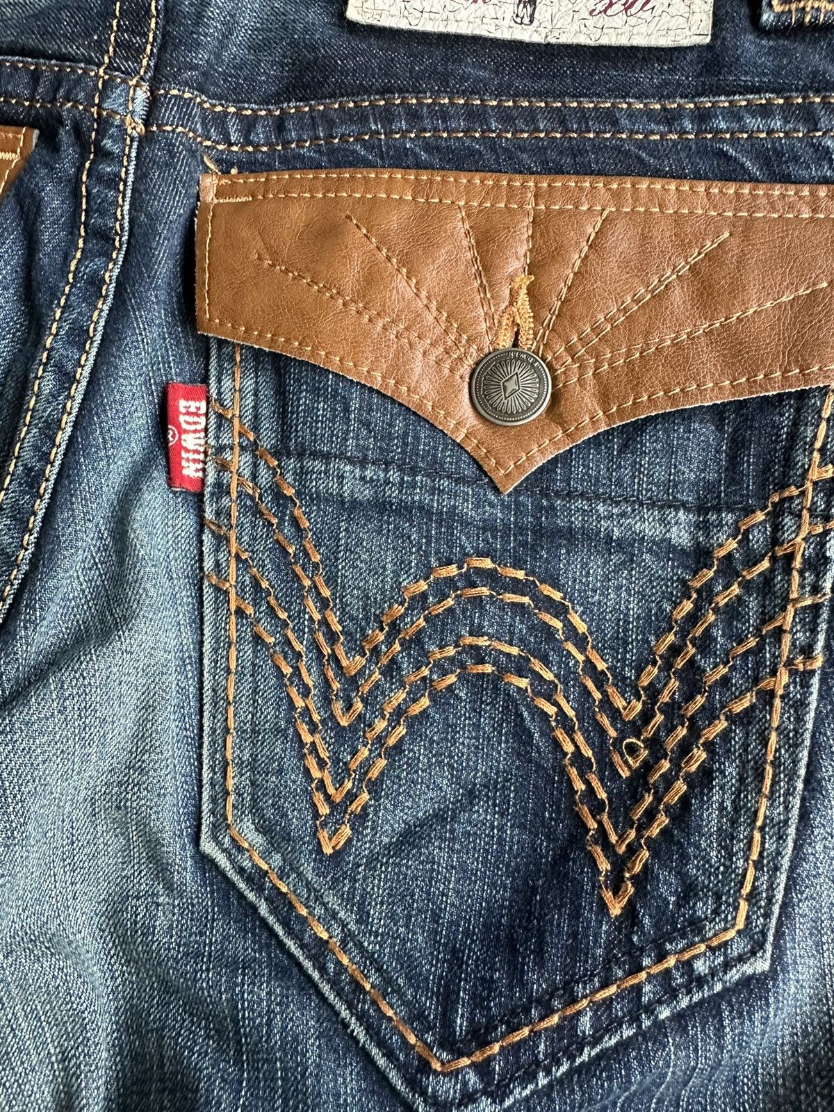 If Six Was Nine Edwin Exclusive Vintage Flare Bulls Head Denim W28 D386 Size US 28 / EU 44 - 7 Thumbnail