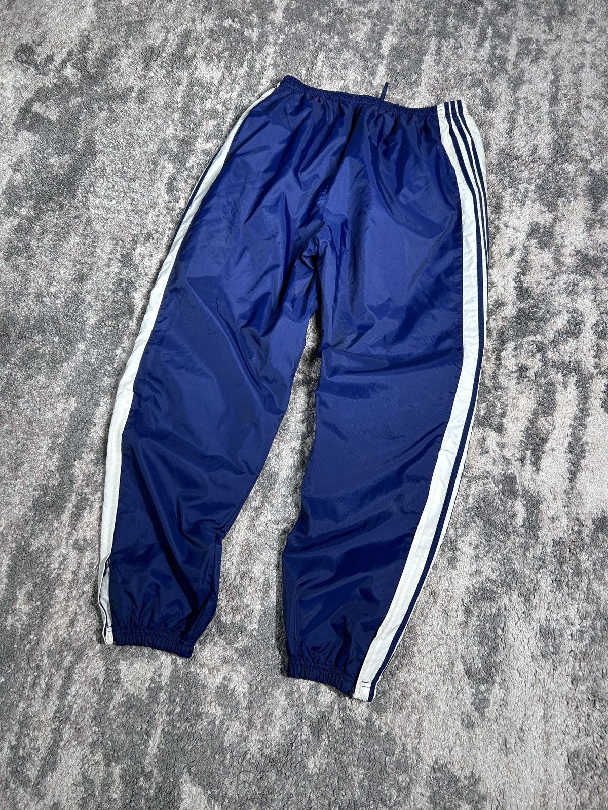 Adidas × Vintage Adidas Vintage Mens Nylon Pants Drill Y2K Size US 36 / EU 52 - 15 Thumbnail
