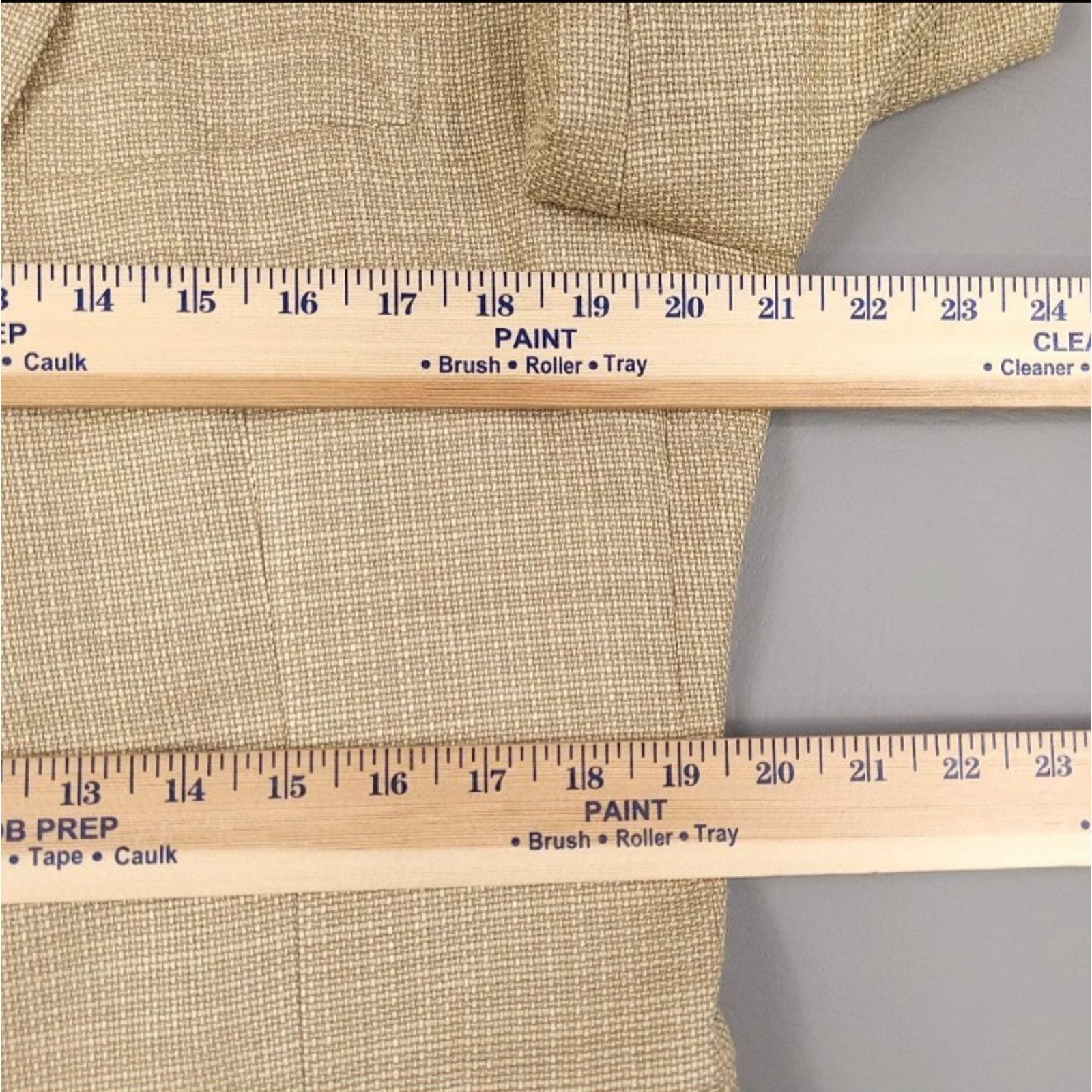 Chaps Chaps Blazer Mens 42R Tan Silk Basketweave Sport Coat Size 42R - 13 Thumbnail