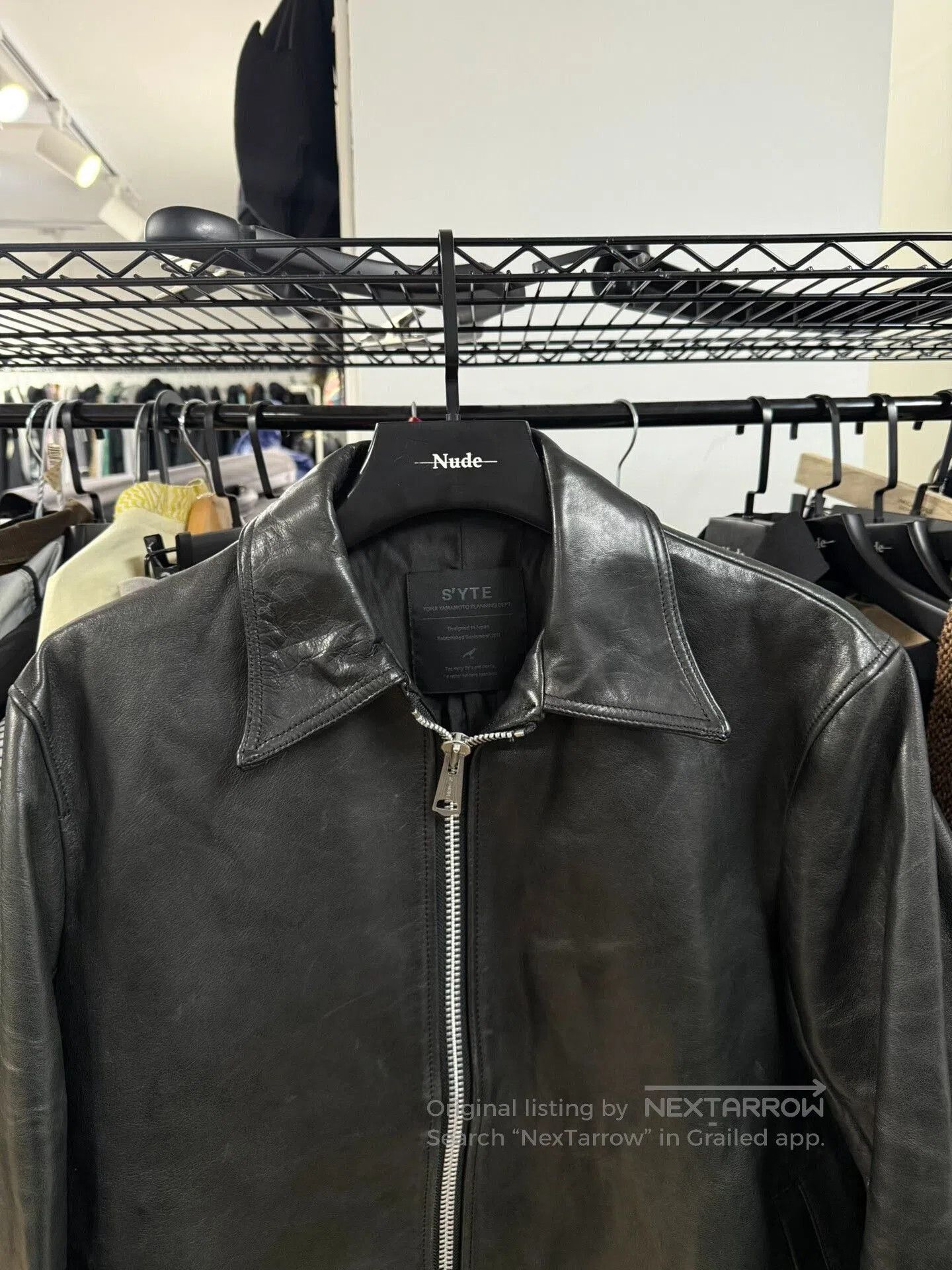Yohji Yamamoto yohji yamamoto thick leather jacket size 3. Size US M / EU 48-50 / 2 - 4 Thumbnail