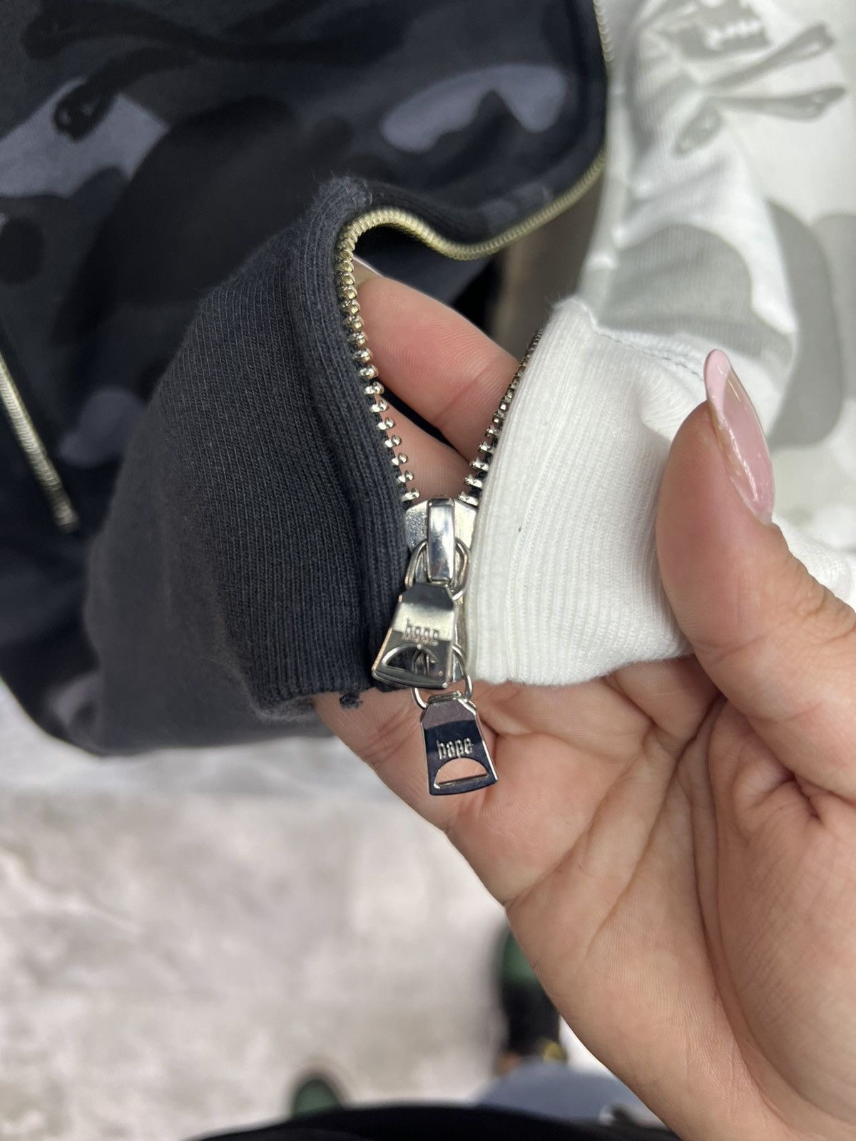 Bape Bape x NEIGHBORHOOD Split Camo Shark Hoodie Size US XL / EU 56 / 4 - 17 Thumbnail
