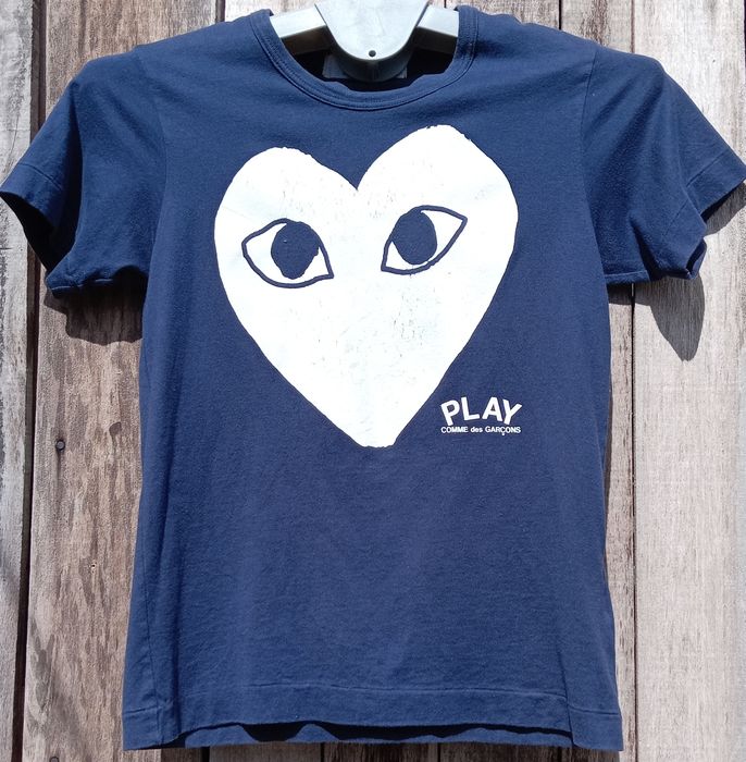 Vintage T SHIRT PLAY X COMME DES GARCONS Grailed