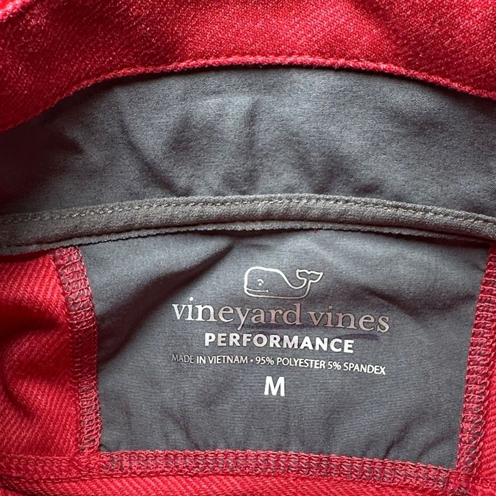 Vineyard Vines Vineyard Vines Performance Sankaty Red Quarter Zip Pullover Sweatshirt - Medium Mens Size US M / EU 48-50 / 2 - 7 Thumbnail