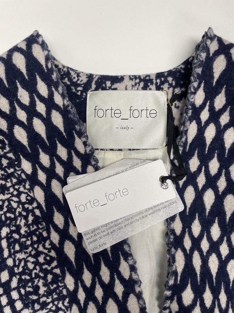 forte_forte FORTE FORTE Womens Graphic Print Coat Size XS / US 0-2 / IT 36-38 - 4 Thumbnail